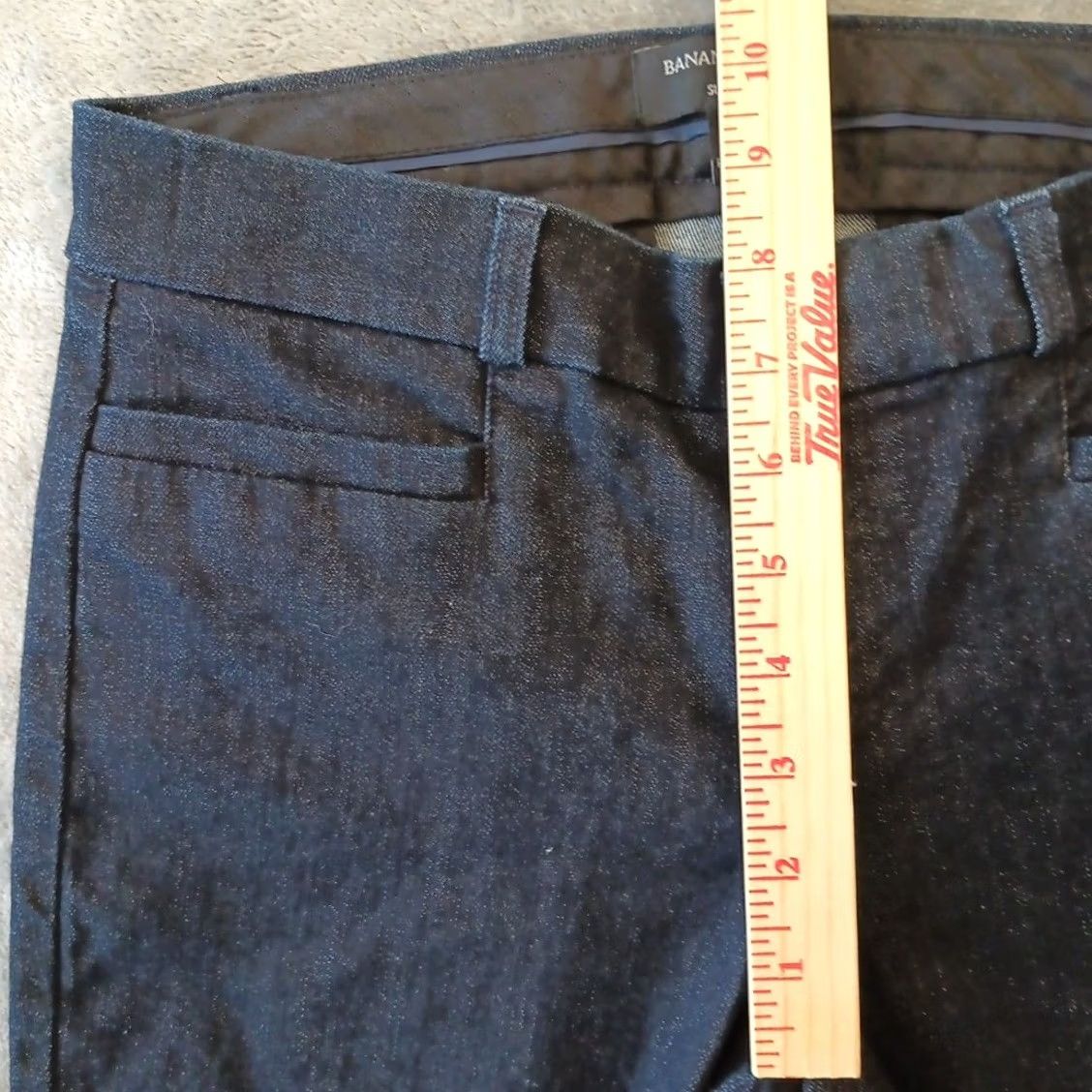 Banana Republic Banana Republic Jeans Cropped Sloan Denim 2P Blue Womens Petite 27W 23.5Inseam Pockets Size 26" / US 2 / IT 38 - 3 Thumbnail