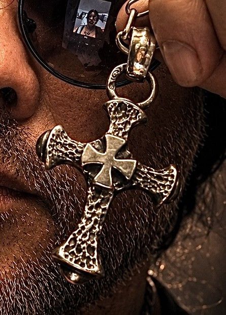 Other C'est Magnifique Gothic Hammered Cross 925 w/chain NWOT Size ONE SIZE - 5 Thumbnail
