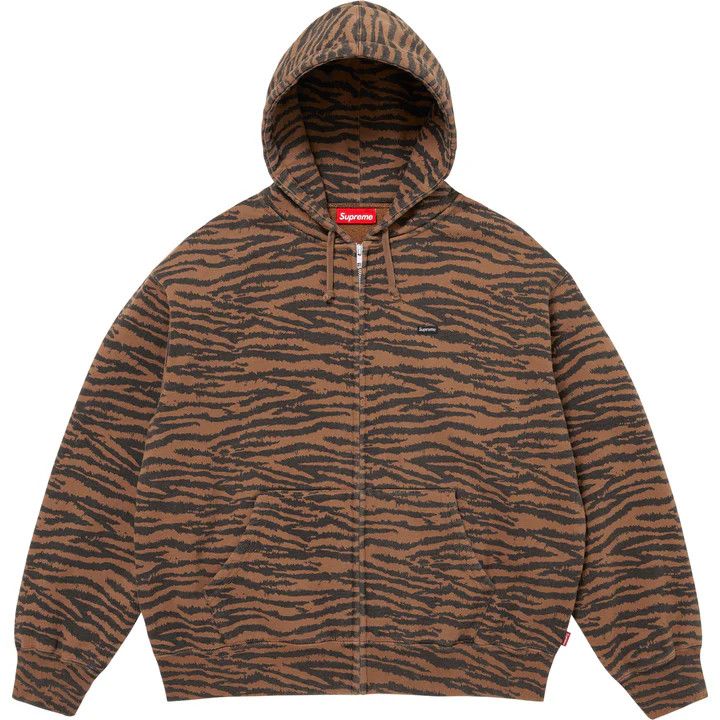 Supreme Supreme Small Box Zip Up “Tiger” Size US M / EU 48-50 / 2 - 12 Thumbnail