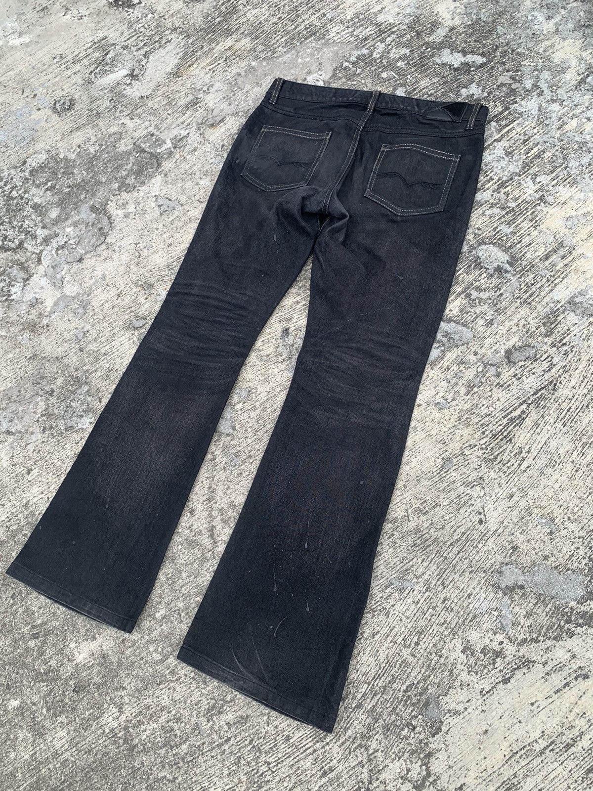 GOSTAR DE FUGA Flared Gostar de fuga waxed jeans Size 33" - 19 Thumbnail