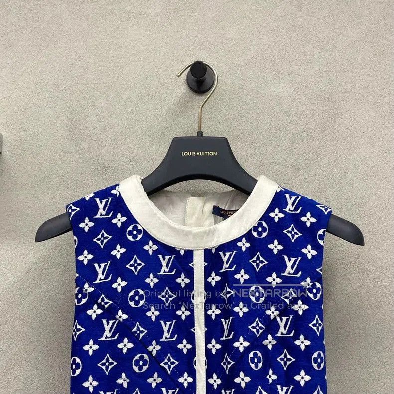 Louis Vuitton Louis Vuitton Blue Sleeveless Dress. Size US S / EU 44-46 / 1 - 4 Thumbnail