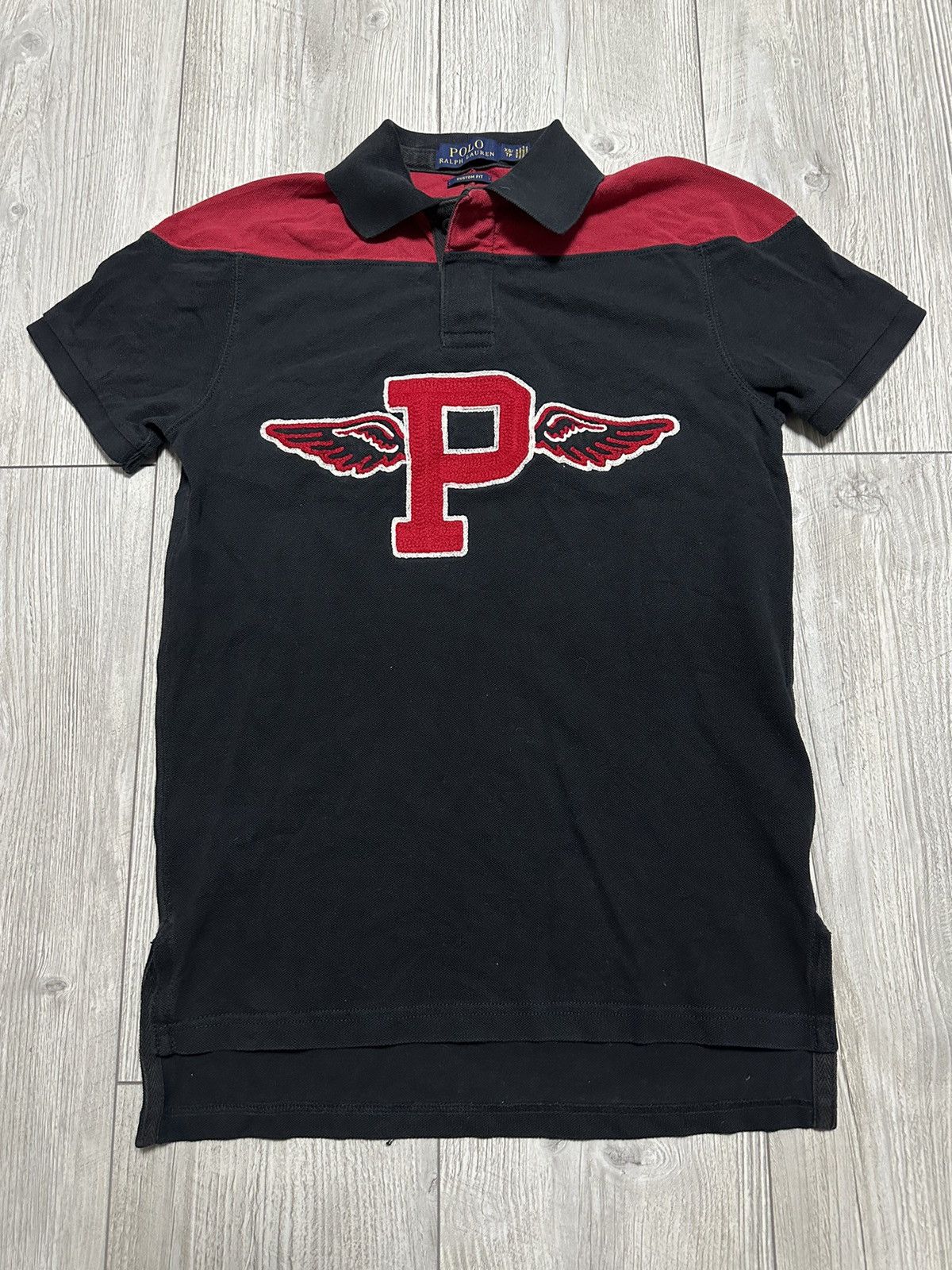 USA Olympics POLO Ralph Lauren Flying Wings "P" Varsity Custom Fit Shirt Size US XS / EU 42 / 0 - 1 Thumbnail