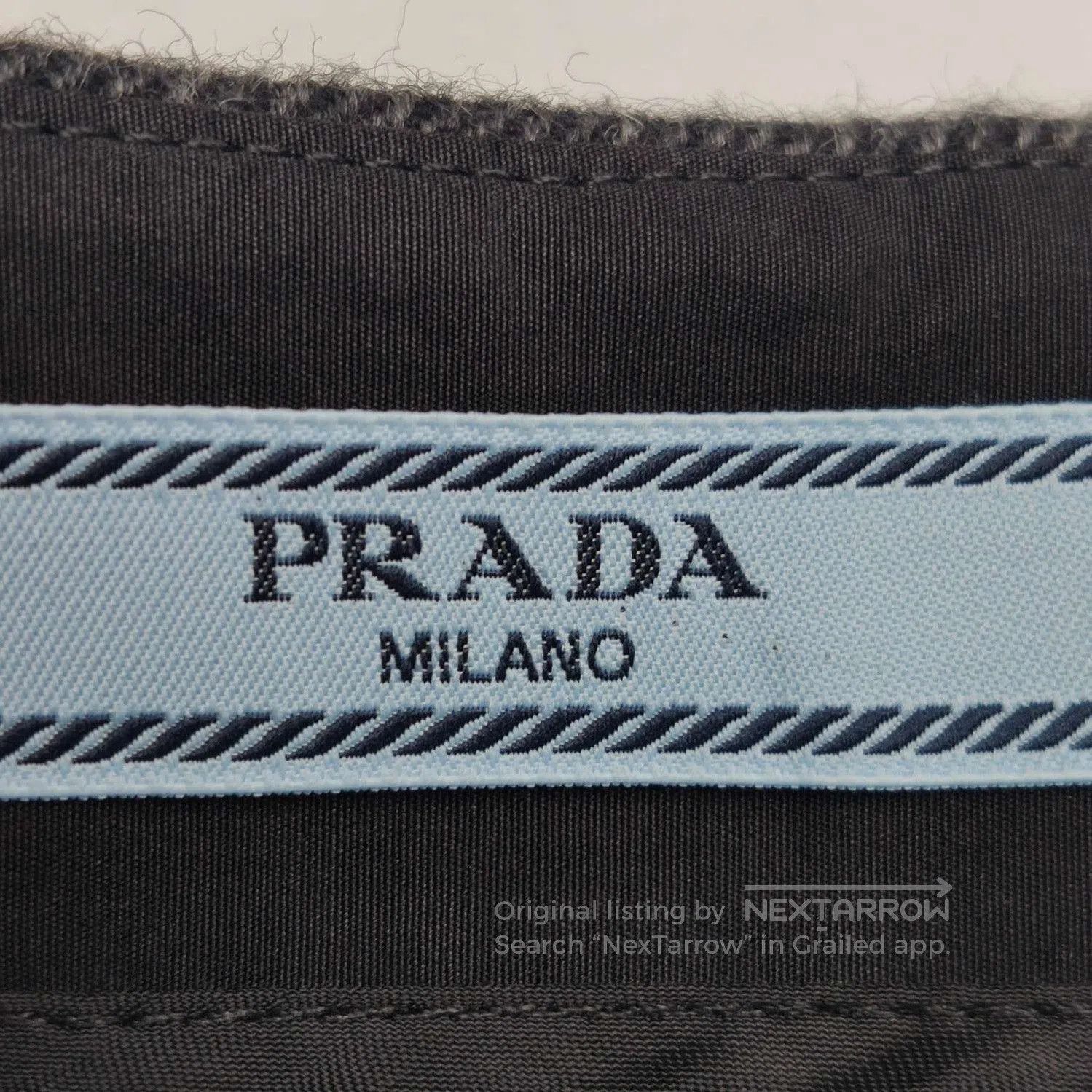 Prada Prada Cotton Beaded Maxi Skirt in Black . Size 37" - 4 Thumbnail