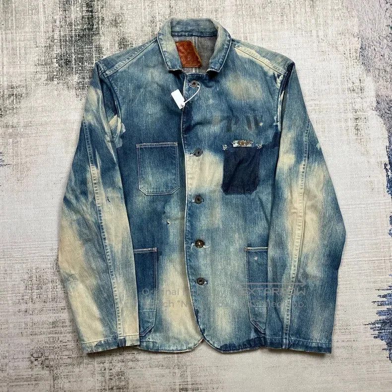 KAPITAL KOUNTRY Hirata Kazuhiro Nissan washed denim jacket