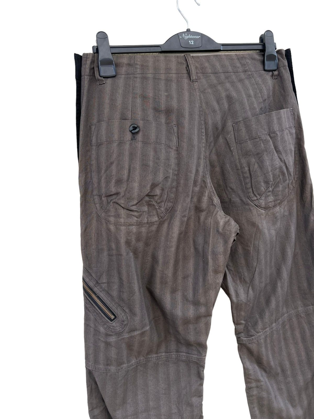 PPFM Vintage PPFM Loose Wide Leg HBT Striped Trouser Pant Size US 32 / EU 48 - 14 Thumbnail