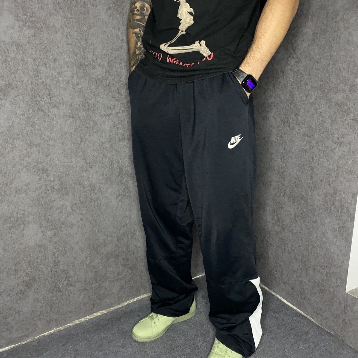 Nike × Vintage Vintage Nike Baggy Pants Y2K Size US 32 / EU 48 - 2 Thumbnail