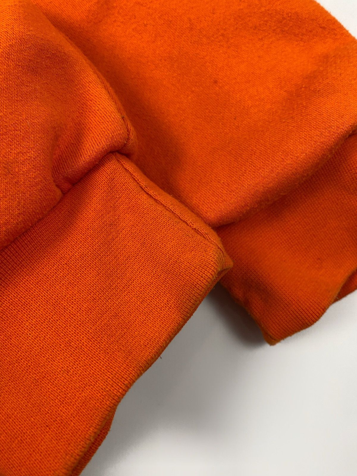 Other Y2K Vintage Snap’n’Wear Blank Orange Thermal Boxy Zip Hoodie Size US L / EU 52-54 / 3 - 15 Thumbnail