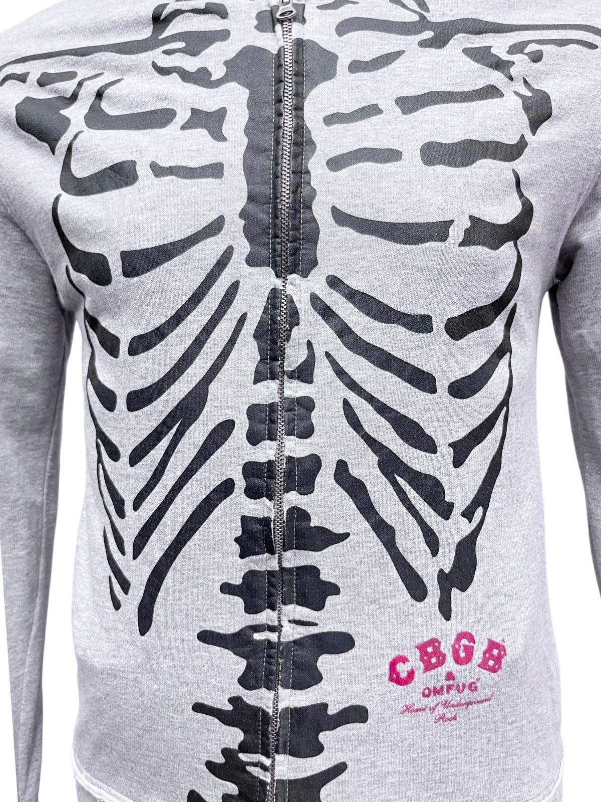Undercover 💀CBGB HOME OF UNDERGROUND ROCK Skeleton Skull Zipper Hoodie Size US S / EU 44-46 / 1 - 7 Thumbnail