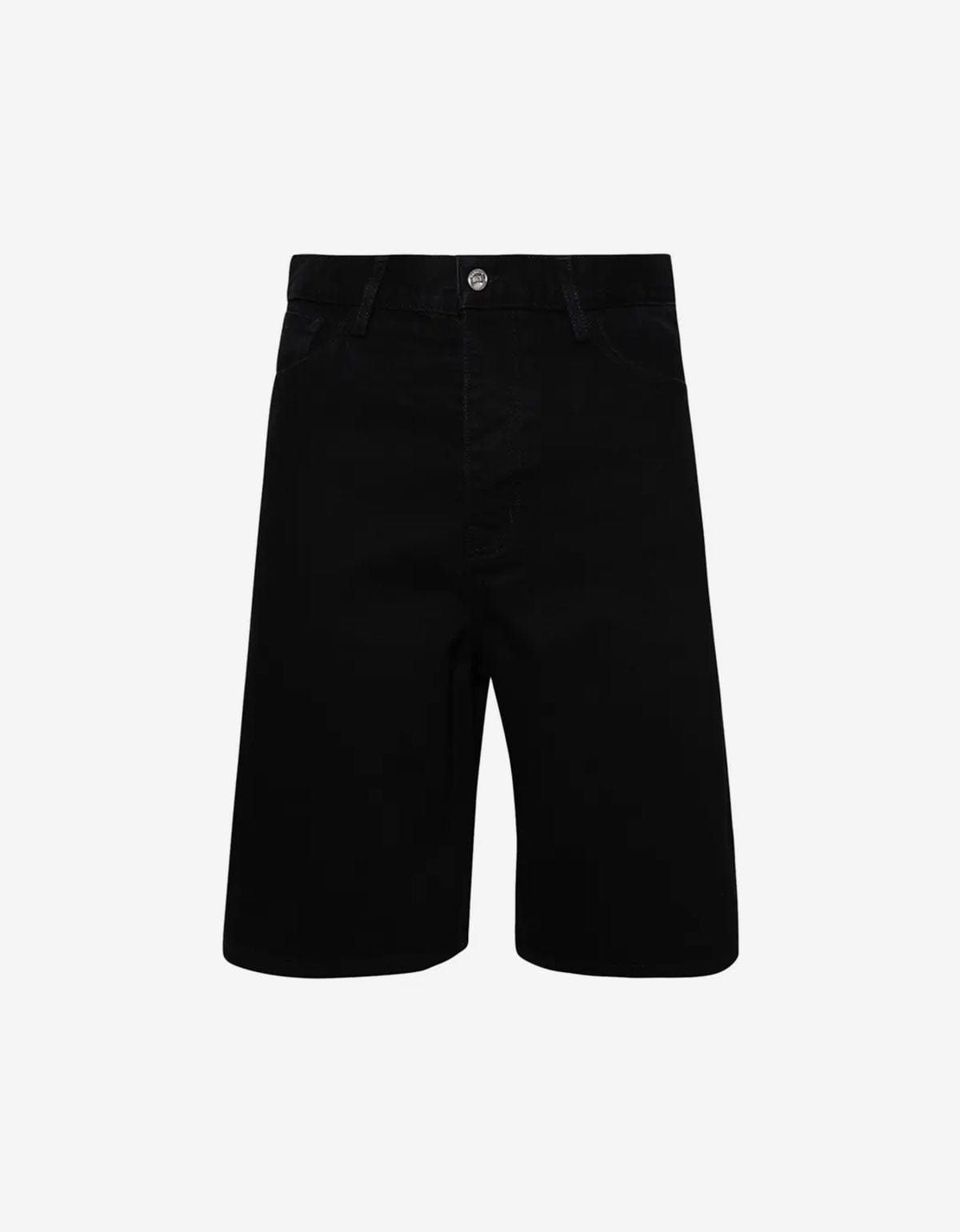 Nahmias Nahmias Black Denim Baggy Carpenter Shorts Size US 34 / EU 50 - 4 Thumbnail