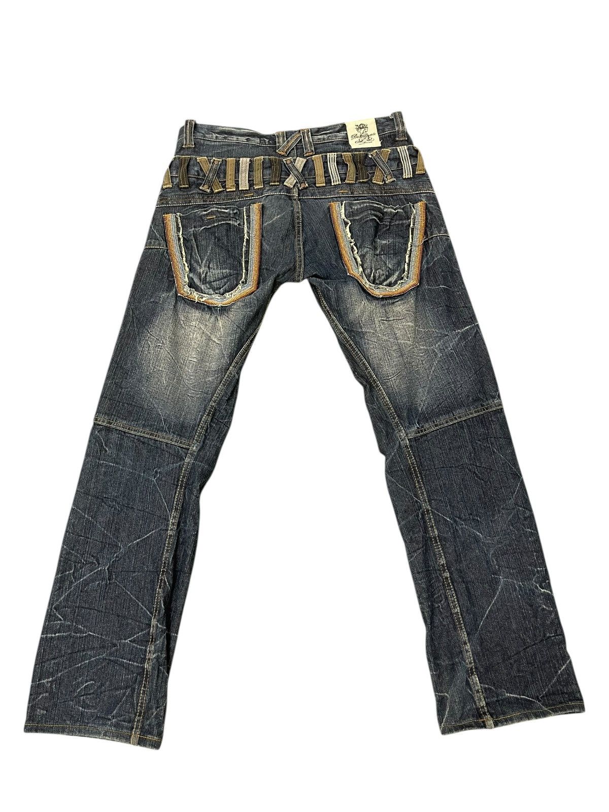 Japanese Brand Double Waist Jeans Dominate Dior Chrome hearts erd 2🟦7 Size US 32 / EU 48 - 1 Thumbnail