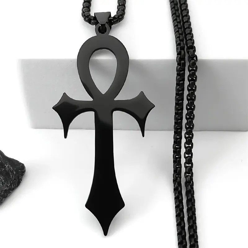 Jewelry × Vintage Goth Egyptian Cross Ankh Key of Life Necklace Size ONE SIZE - 2 Thumbnail
