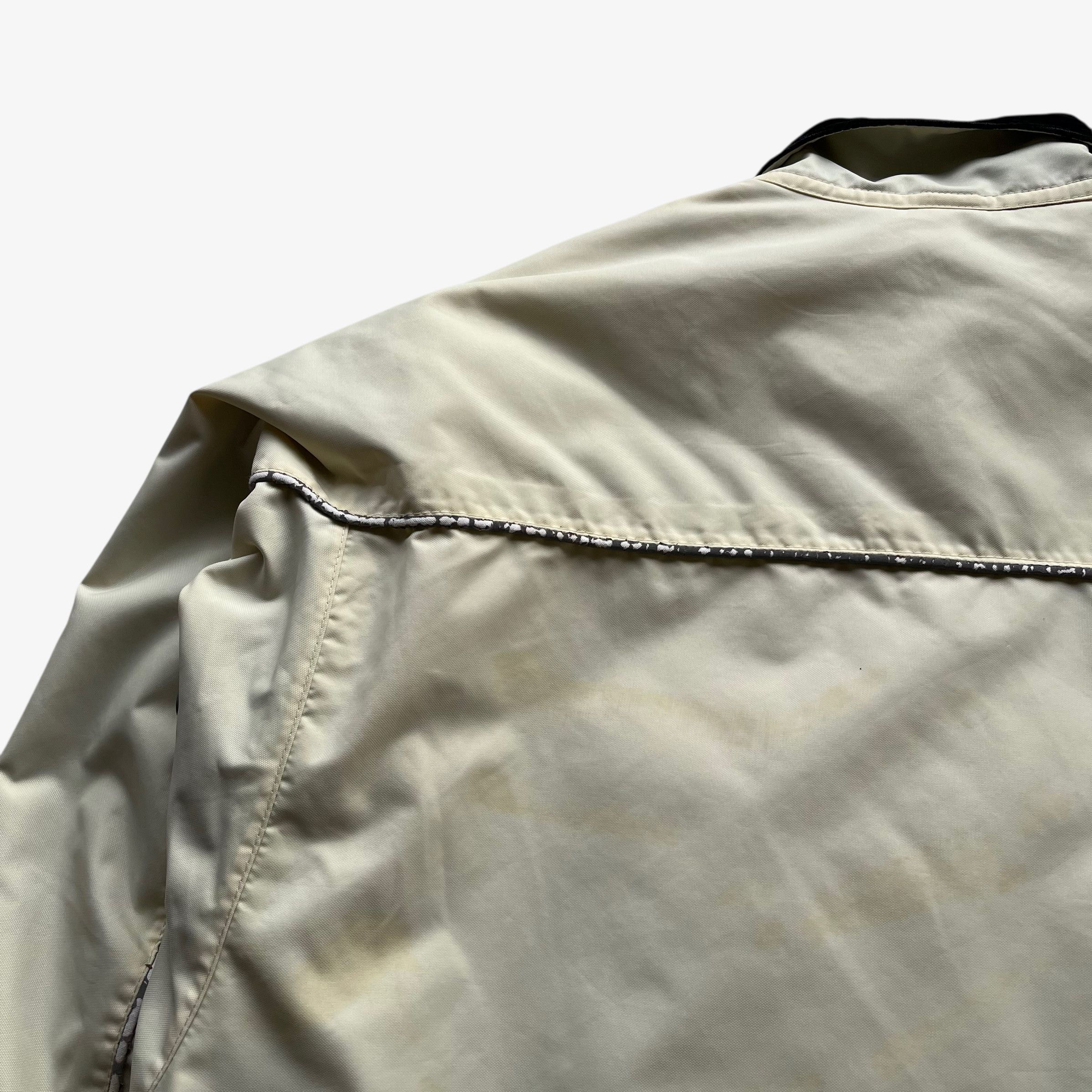 Belstaff Vintage 90s Men's Belstaff Tourmaster 500 Cream Biker Jacket Size US S / EU 44-46 / 1 - 8 Thumbnail