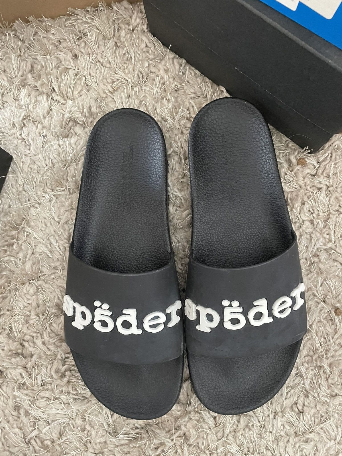 Sp5der Sp5der Black Slides Size US 11 / EU 44 - 5 Thumbnail