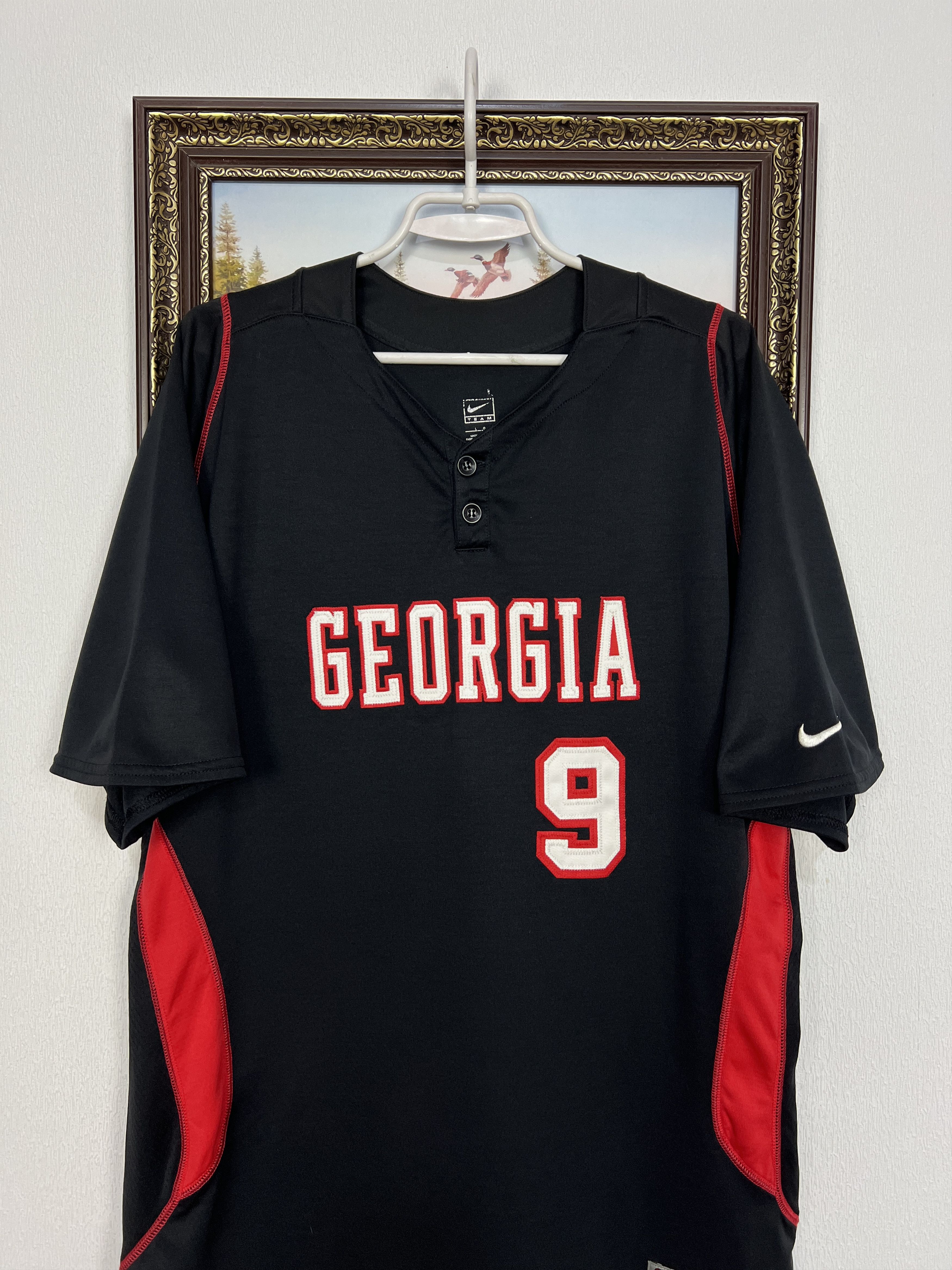 Nike Rare Georgia Bulldogs Anthony Edwards 5 Basketball Jersey Size US L / EU 52-54 / 3 - 2 Thumbnail