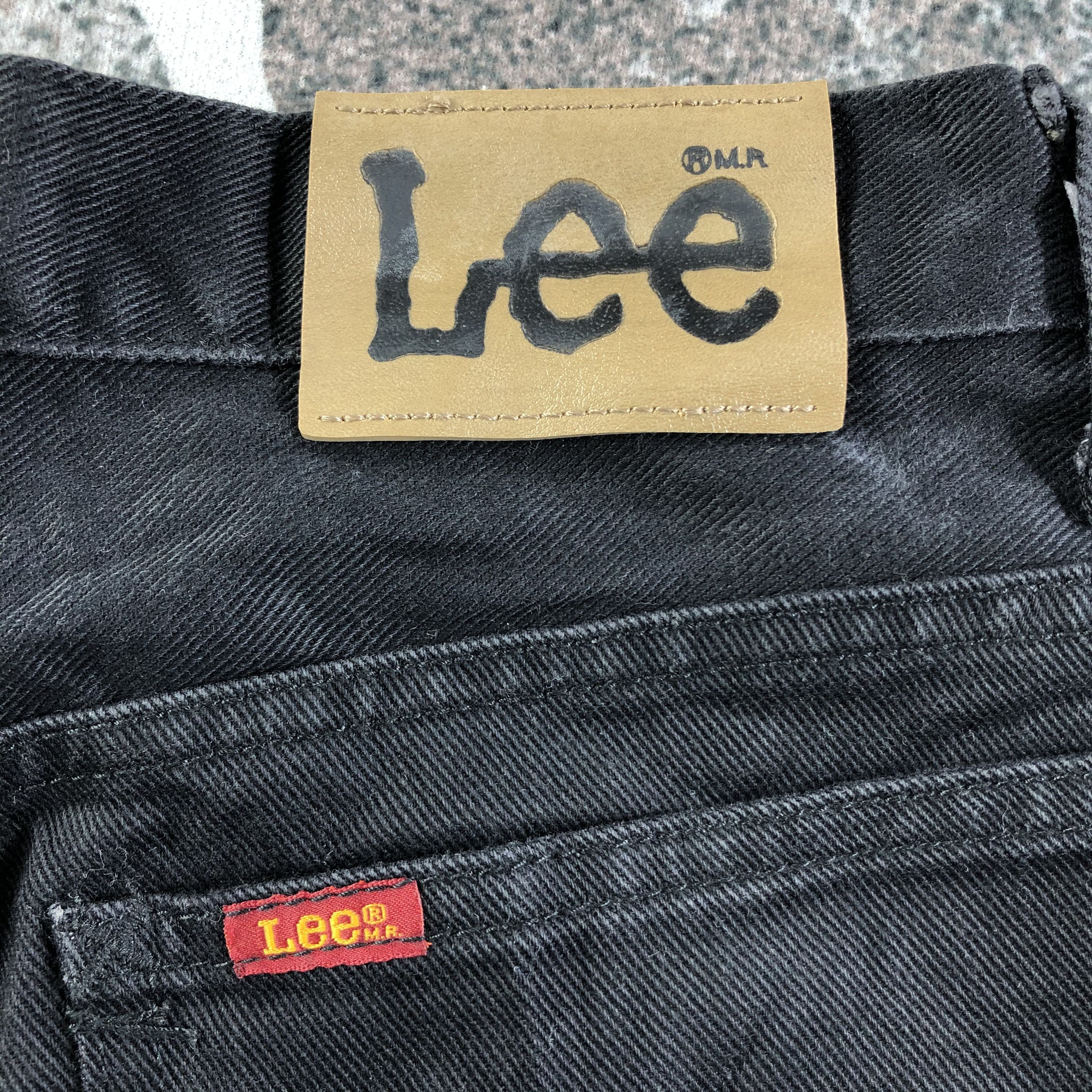 Lee Vintage Lee Riders Jeans High Waist Black Denim KJ1731 Size 25" / US 0 / IT 36 - 5 Thumbnail