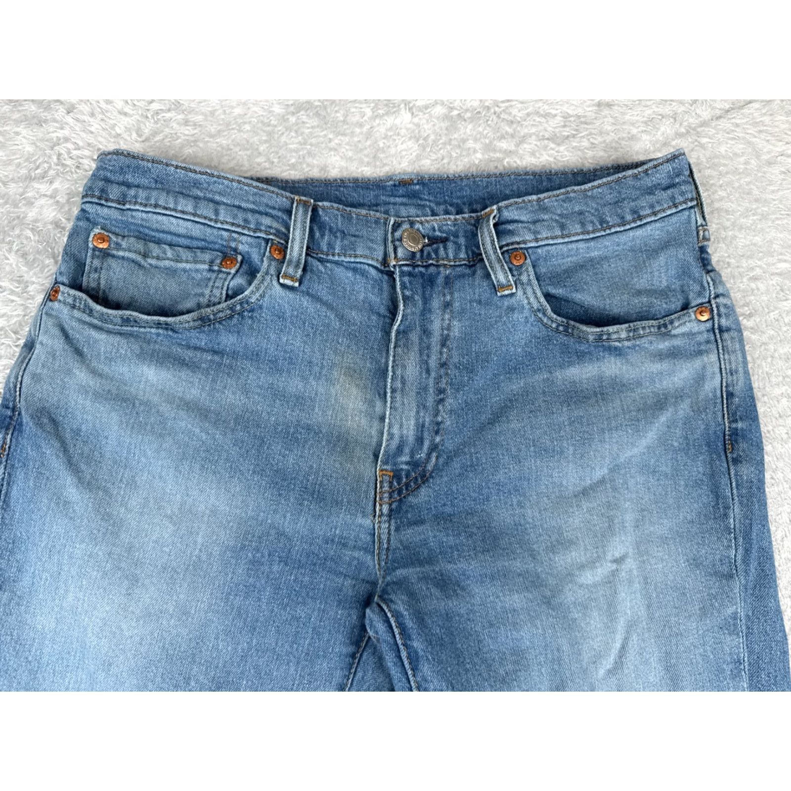 Levi's Levi's 511 Jeans Men 33x30 Blue Denim Slim Straight Fit Cotton Blend Size US 33 - 4 Thumbnail