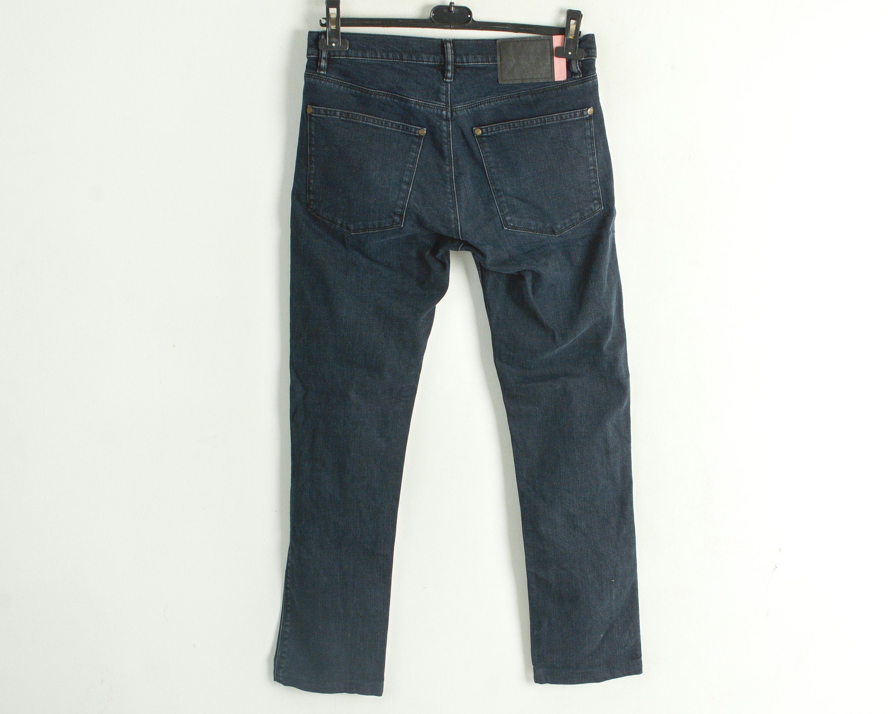 Acne Studios Bla Konst Max Blue Black Jeans W30 L30 Denim Taper Slim Size US 30 / EU 46 - 3 Thumbnail