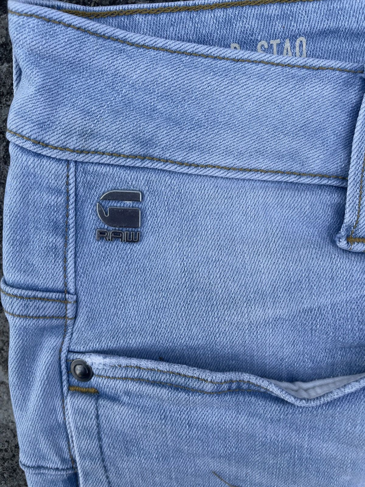 G-Star G-Star Raw Denim Multipocket Jeans Workwear W33 Size US 35 - 4 Thumbnail