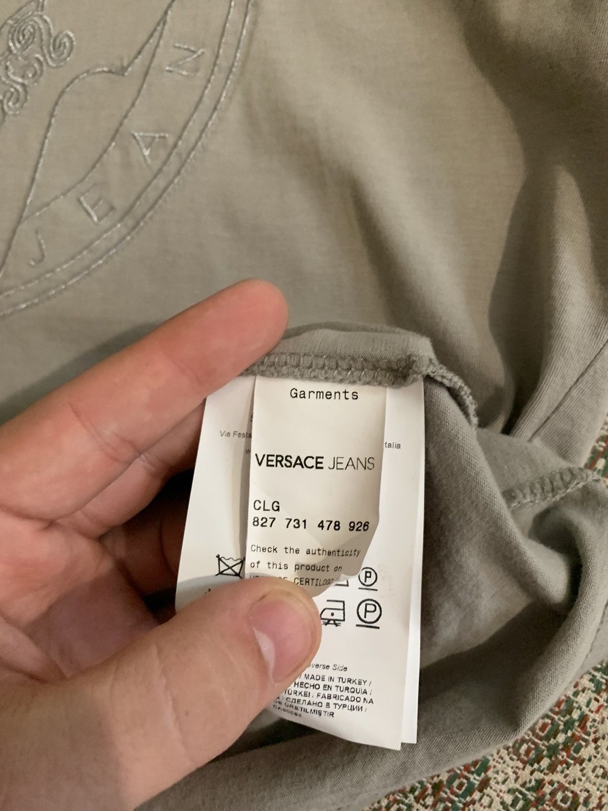 Versace Jeans Couture T-shirt Versace jeans couture luxury item big logo Size US M / EU 48-50 / 2 - 6 Thumbnail