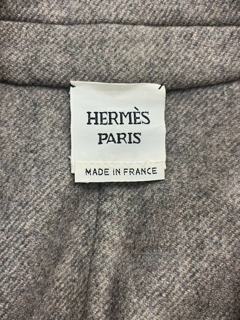 Hermes Hermes Striped Cashmere Belted Coat Jacket Size XS / US 0-2 / IT 36-38 - 3 Thumbnail