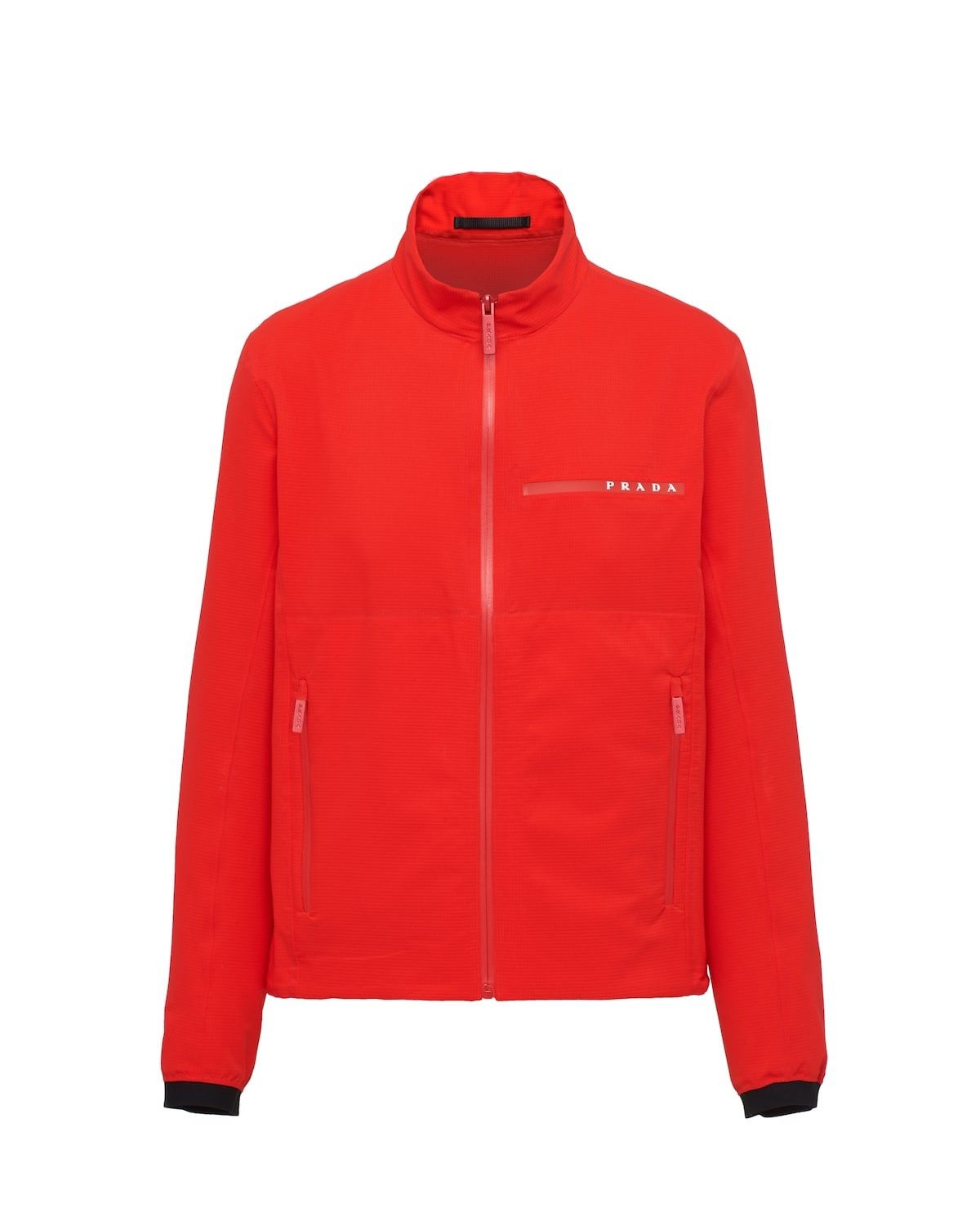 Prada o1la1rc1a0925 Light Bi-Stretch Jacket in Red Size US L / EU 52-54 / 3 - 1 Thumbnail