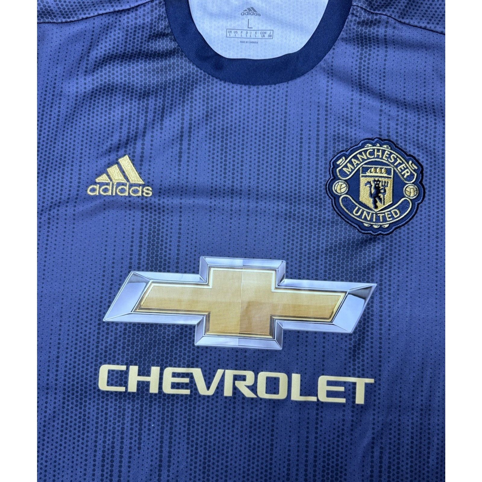 Adidas Mens Large - 2018-19 Manchester United adidas Jersey DP6022 Size US L / EU 52-54 / 3 - 4 Thumbnail
