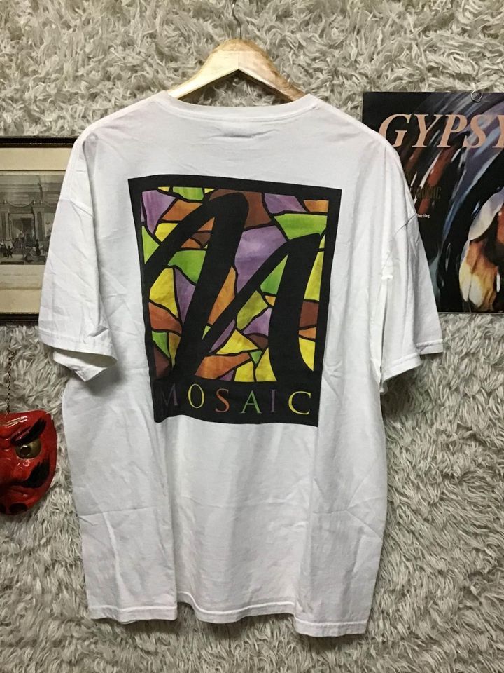 Vintage Vintage Mosaic art tee Size US XL / EU 56 / 4 - 1 Thumbnail