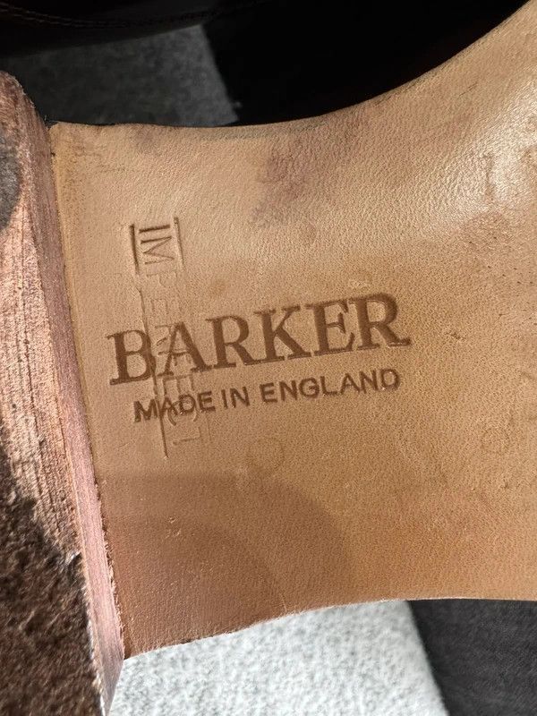 Barker Barker England Oxford Derby Leather Brown Lace Ups 9,5 44 Size US 11 / EU 44 - 11 Thumbnail