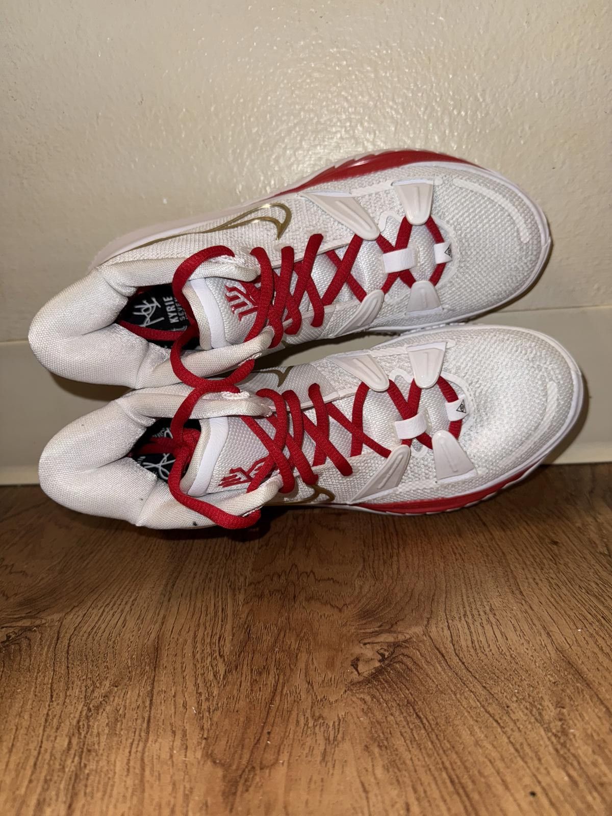 Nike Nike Kyrie 7 White University Red Size US 6.5 / EU 39-40 - 6 Thumbnail