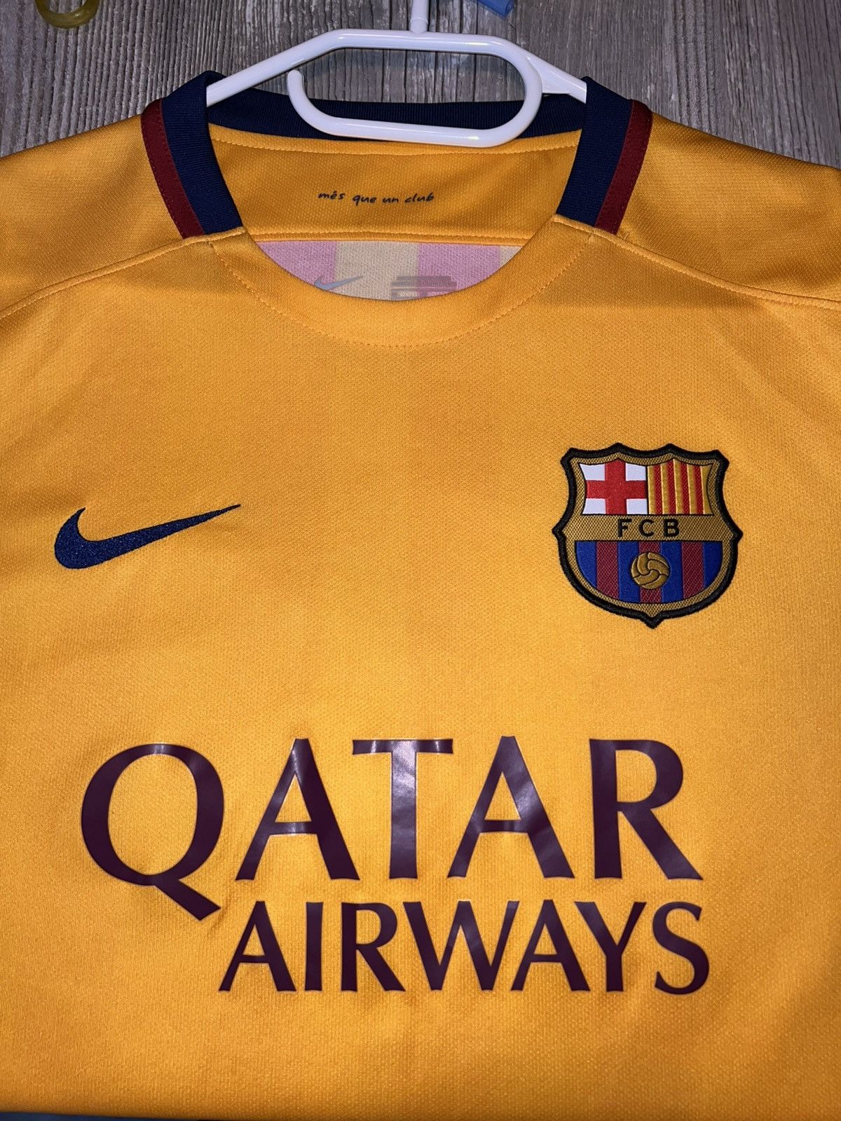 Nike Nike FC Barcelona Messi longsleeve jersey 15/16 M Size US M / EU 48-50 / 2 - 3 Thumbnail