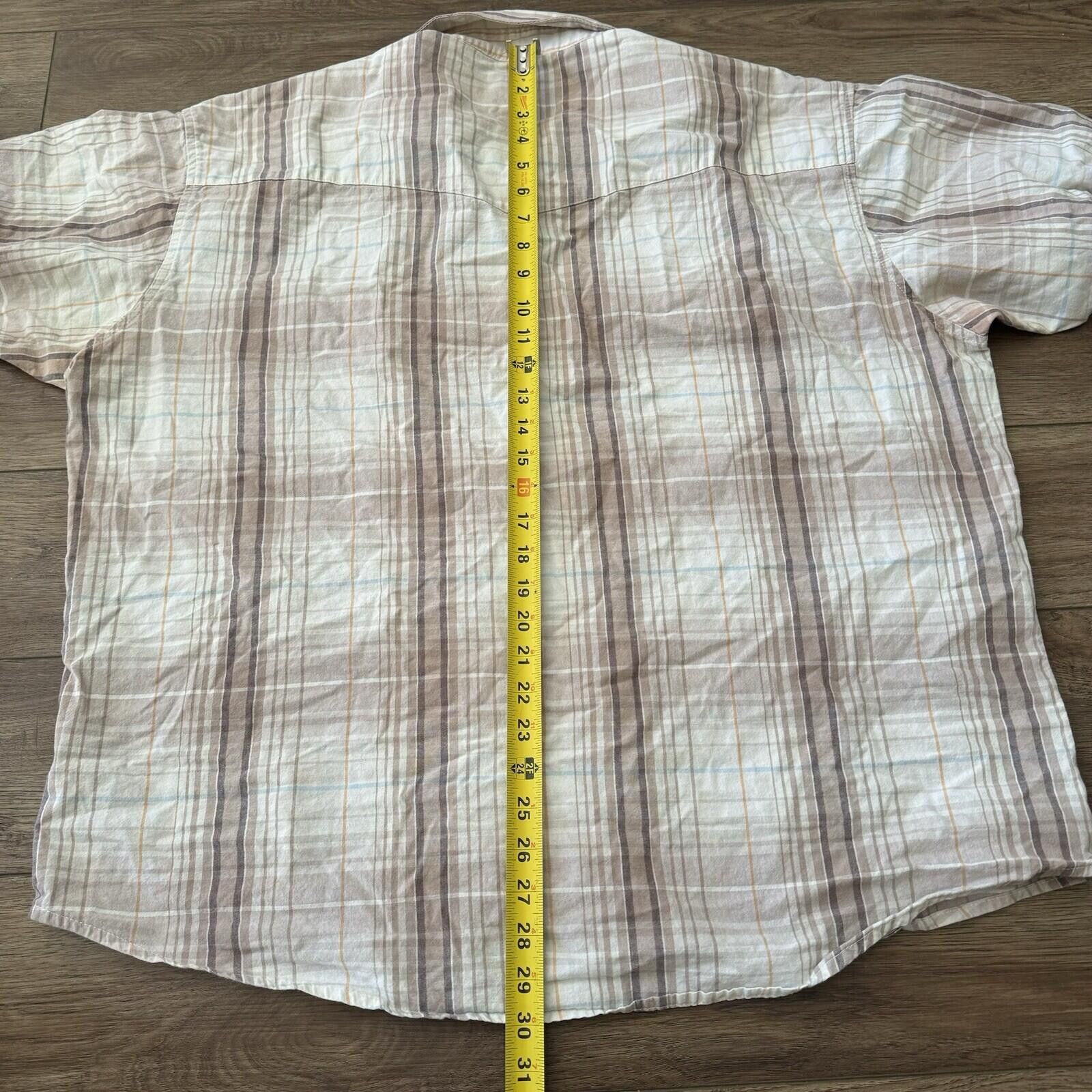 Wrangler Vintage Wrangler Western Plaid Cowboy Snap Shirt Y2K Size US XXL / EU 58 / 5 - 7 Thumbnail