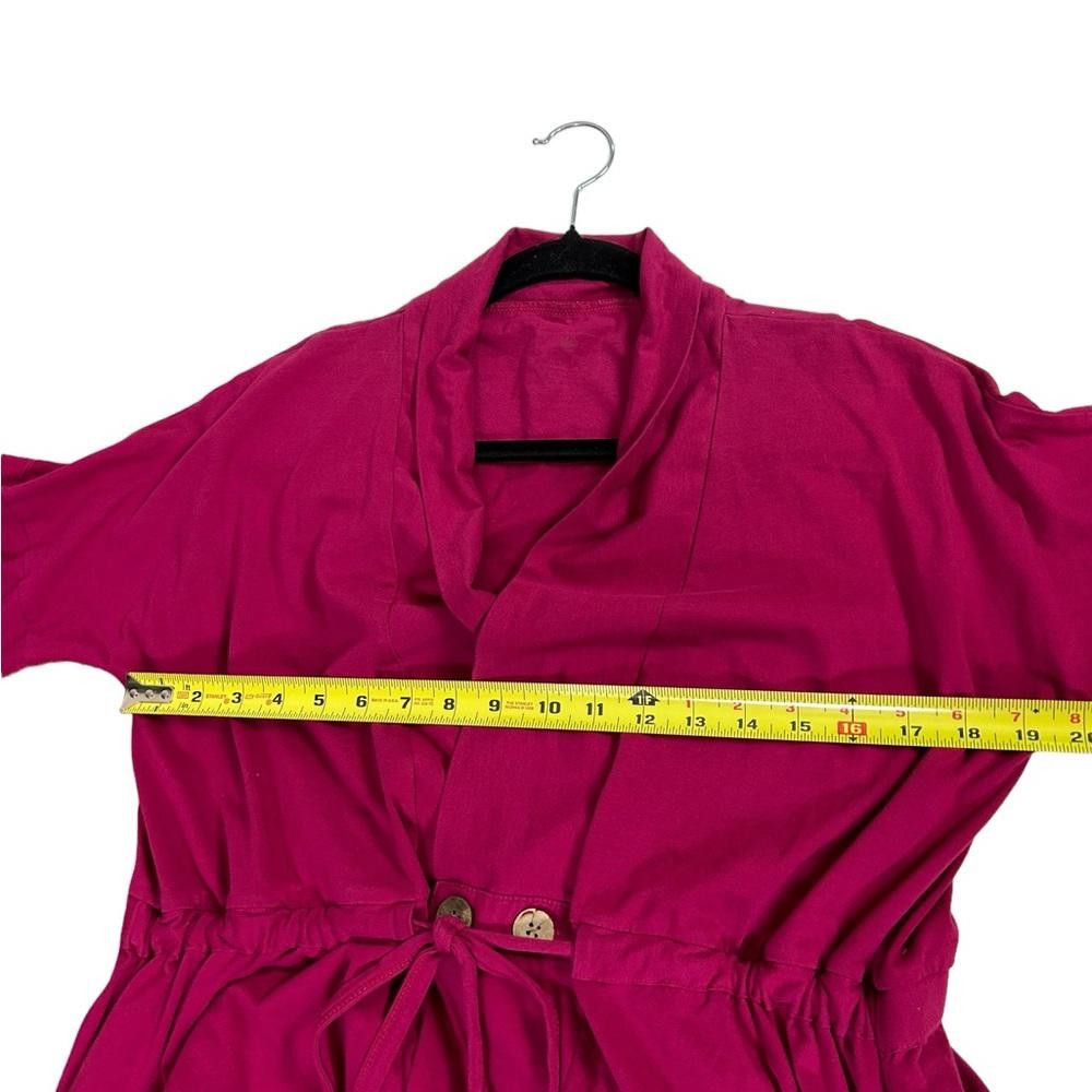 Designer Brobe l The Surgery Recovery Robe Magenta OS Size ONE SIZE - 10 Thumbnail