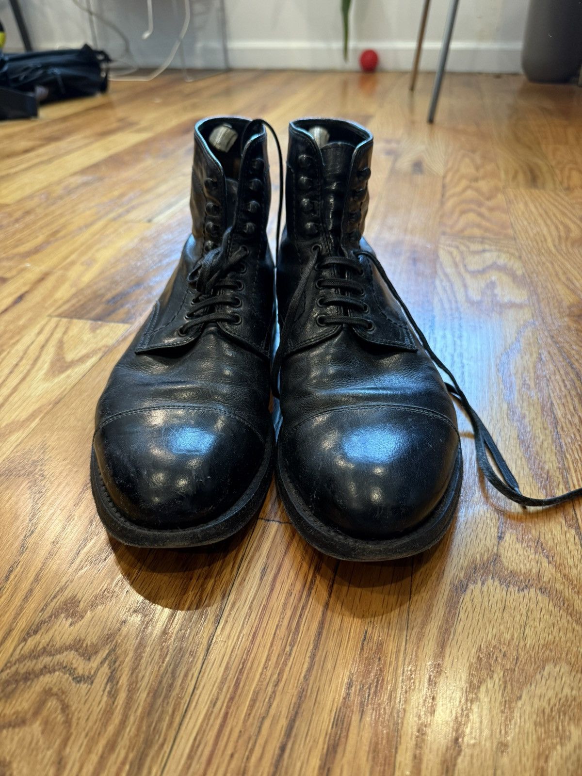 Officine Creative Officine Creative black Anatomica boots Size US 10 / EU 43 - 2 Thumbnail