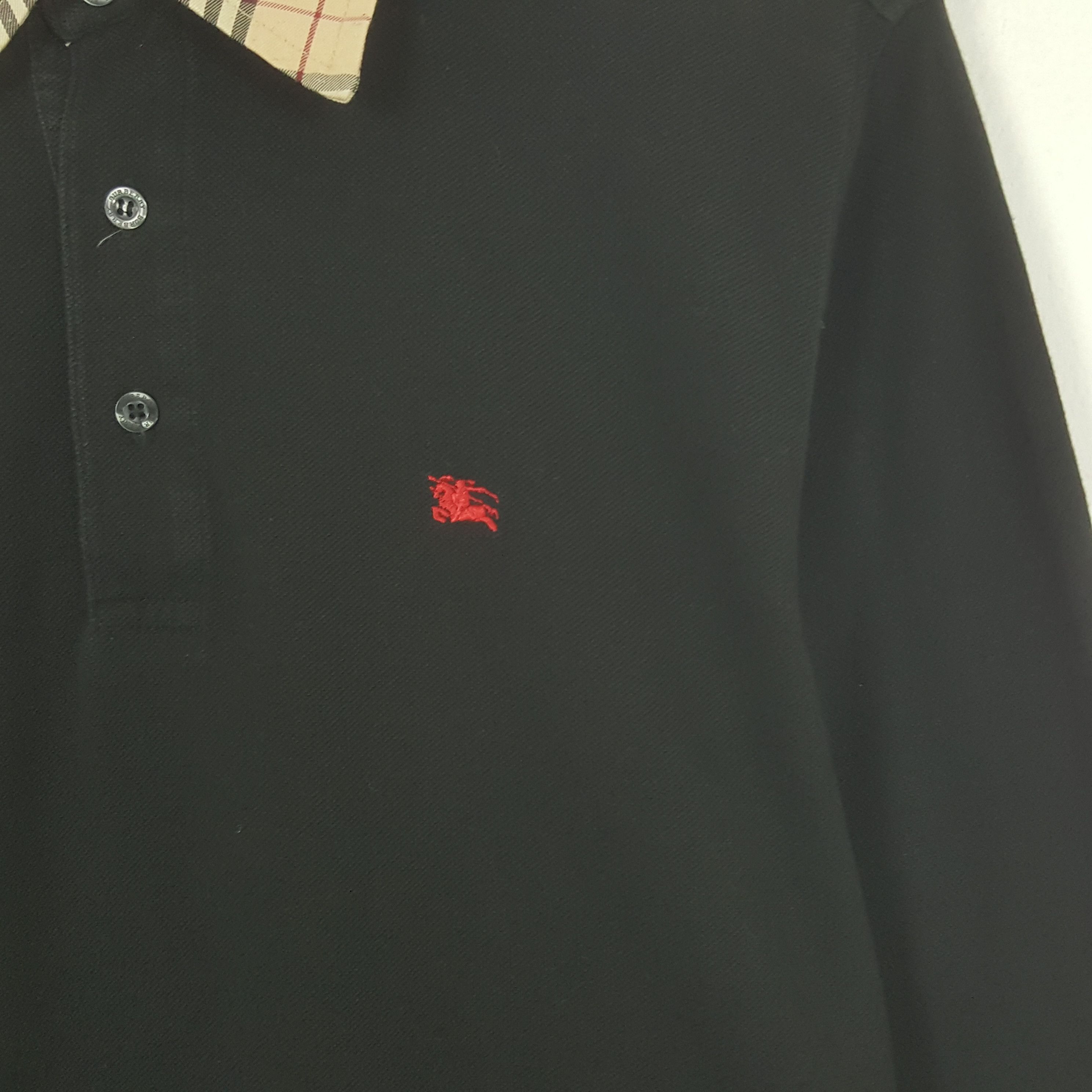 Burberry × Vintage Vintage Burberry London Nova Check Collar Polos Shirt Size US S / EU 44-46 / 1 - 2 Thumbnail