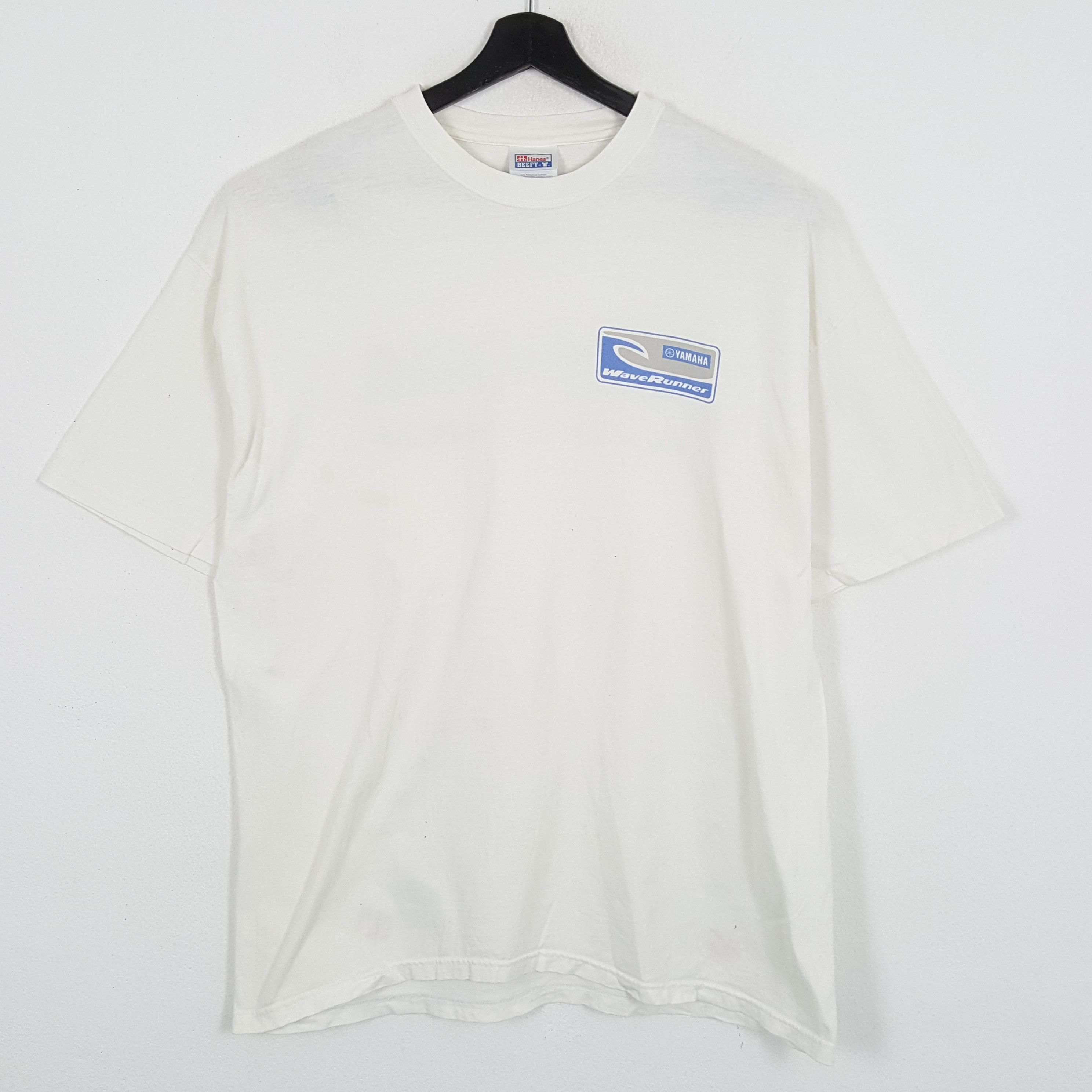 Vintage × Yamaha YAMAHA Japanese Motorcycle Brand Vintage Tshirt Size US XL / EU 56 / 4 - 3 Thumbnail