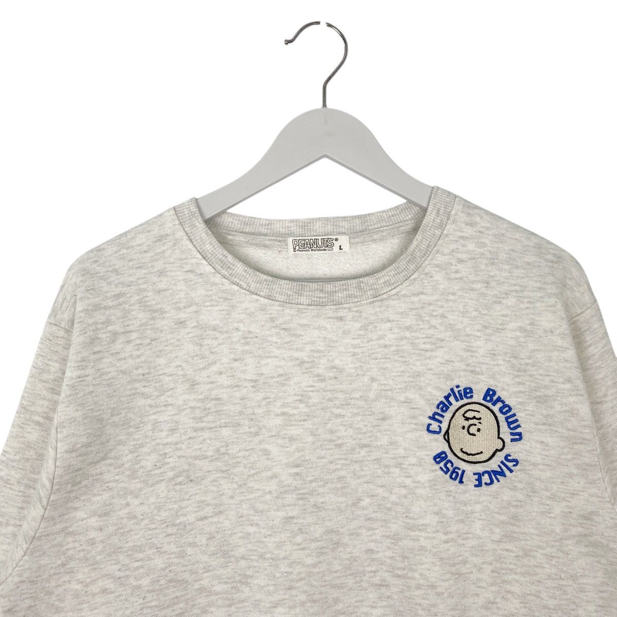Vintage Vintage Peanuts Charlie Brown Sweatshirt Crewneck Grey SizeL Size US L / EU 52-54 / 3 - 4 Thumbnail