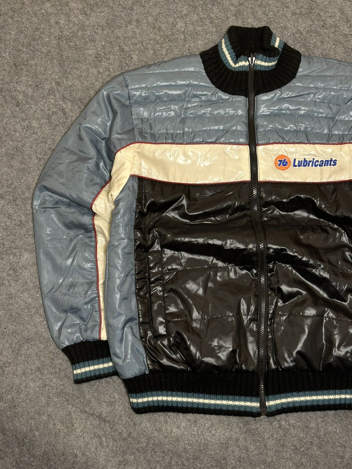 Other 76 Lubricants reversible padded racing jacket. Size US L / EU 52-54 / 3 - 3 Thumbnail