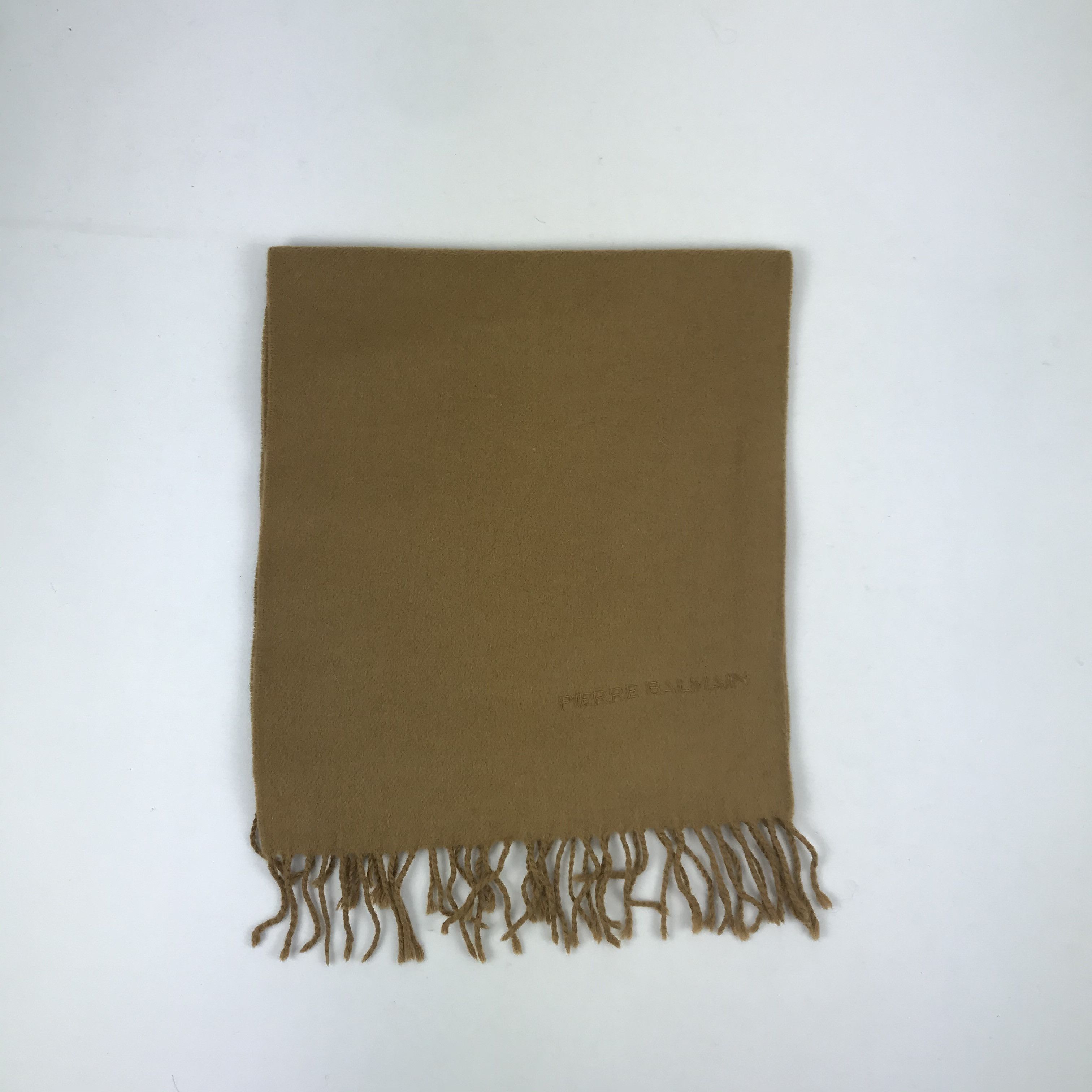 Japanese Brand Vintage Pierre Balmain Scarf Muffler Wool Scarves . Size ONE SIZE - 2 Thumbnail