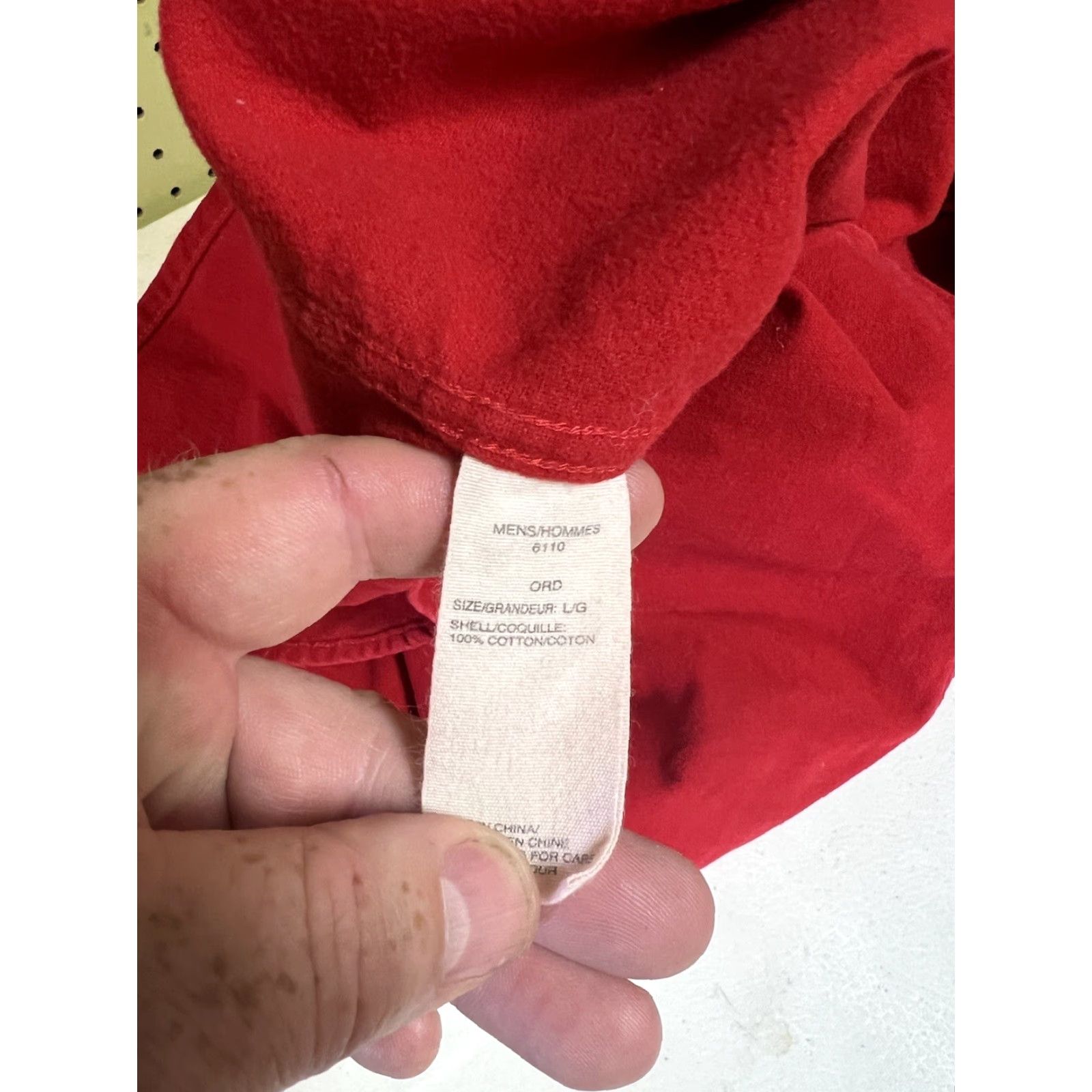 Vintage Woolrich Shirt Men’s Long Sleeve Button-Down Work Shirt L Red Cotton Flannel Button-Up Regular Collared Vintage No Size US L / EU 52-54 / 3 - 3 Thumbnail
