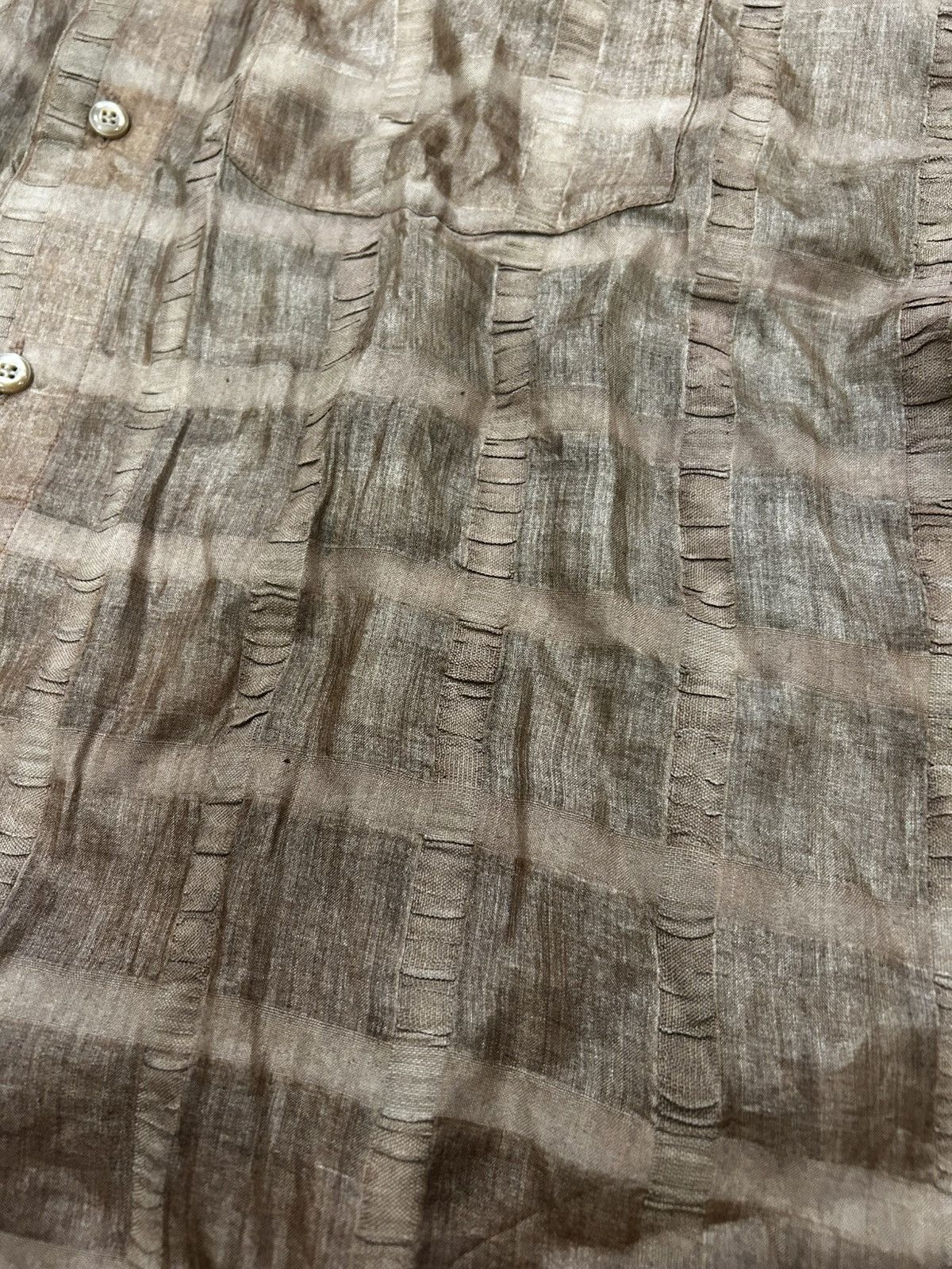 Vintage 🌲 Fiori Vintage Rustic Long Sleeve Button Up Shirt 🌲 Size US XL / EU 56 / 4 - 2 Thumbnail