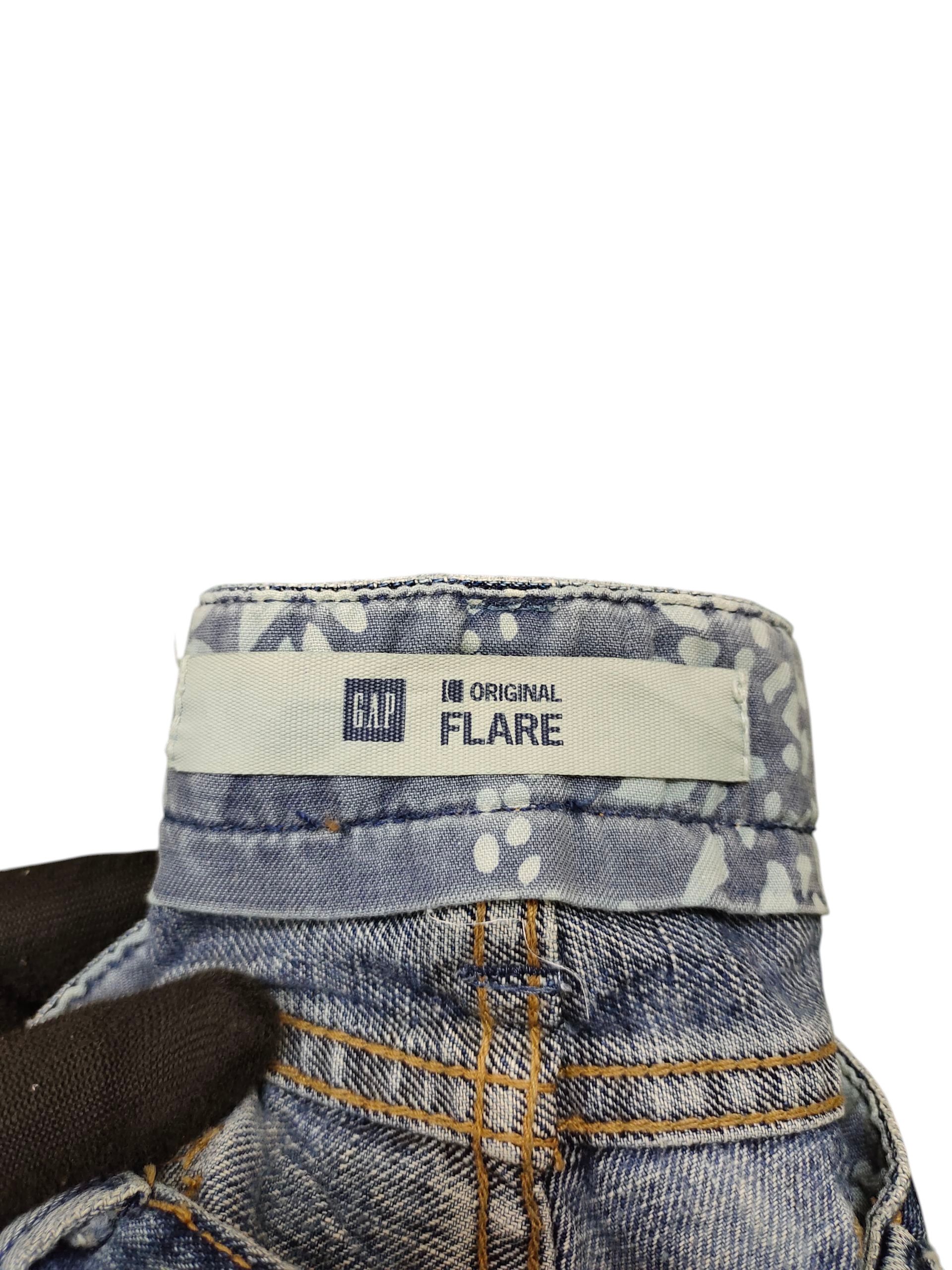 If Six Was Nine Flare Jeans Gap Distress Denim Bootcut Low Rise Size US 32 / EU 48 - 9 Thumbnail