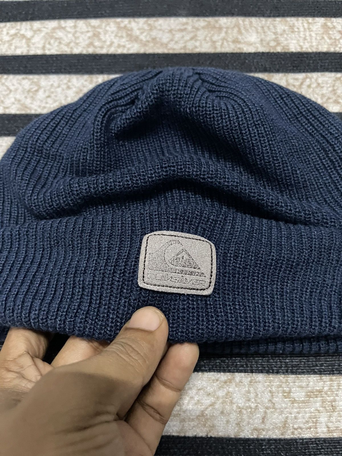 Quiksilver VINTAGE Y2K QUICKSILVER BEANIE HAT SMALL LOGO Size ONE SIZE - 3 Thumbnail