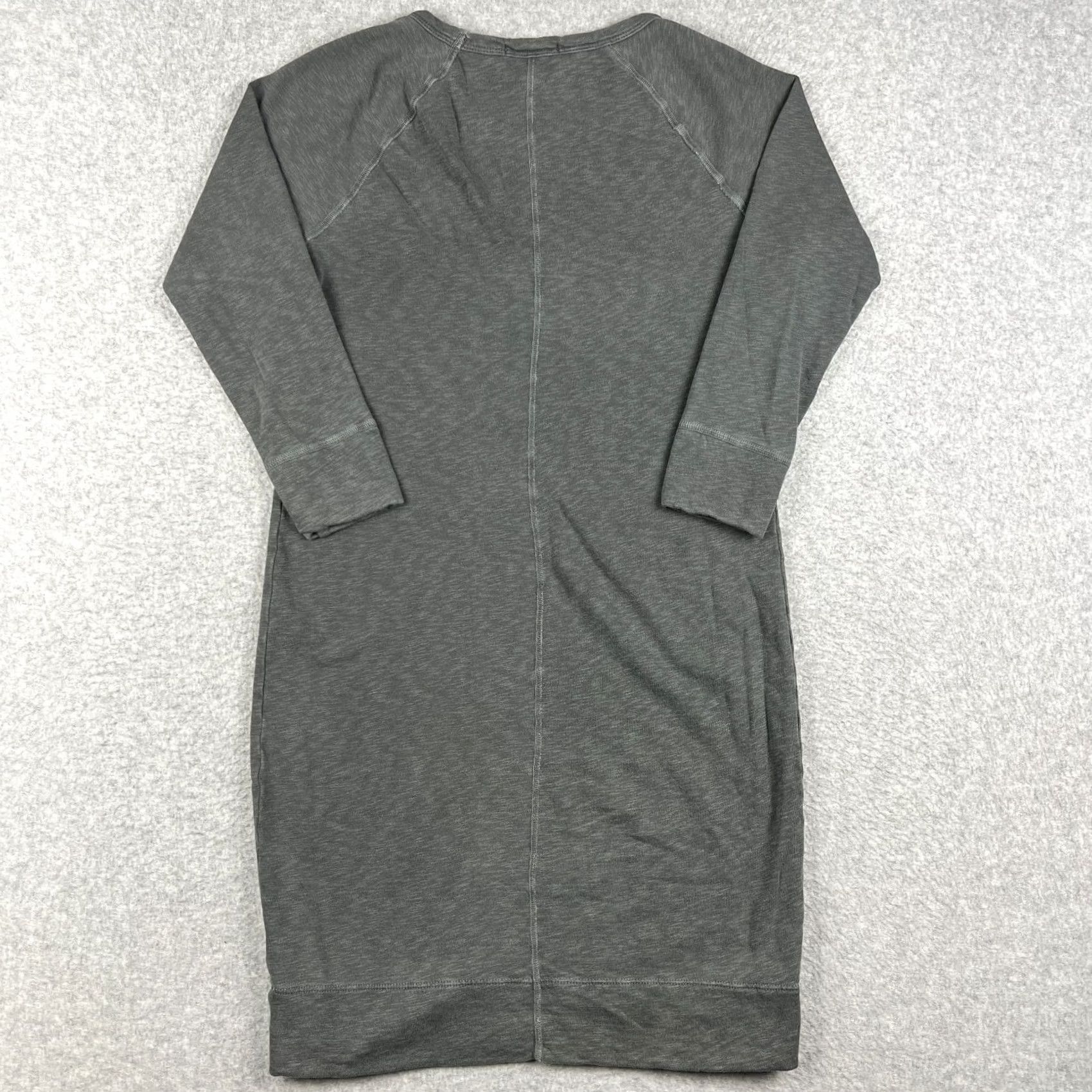 James Perse James Perse Sweatshirt Dress Shirt Top Womens Small 1 Grey Cotton Raglan Size S / US 4 / IT 40 - 2 Thumbnail