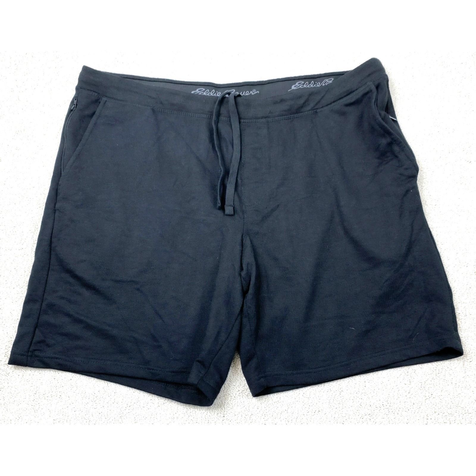 Eddie Bauer Eddie Bauer Black Lounge Shorts - Men's Large - Drawstring Size US 40 / EU 56 - 1 Thumbnail