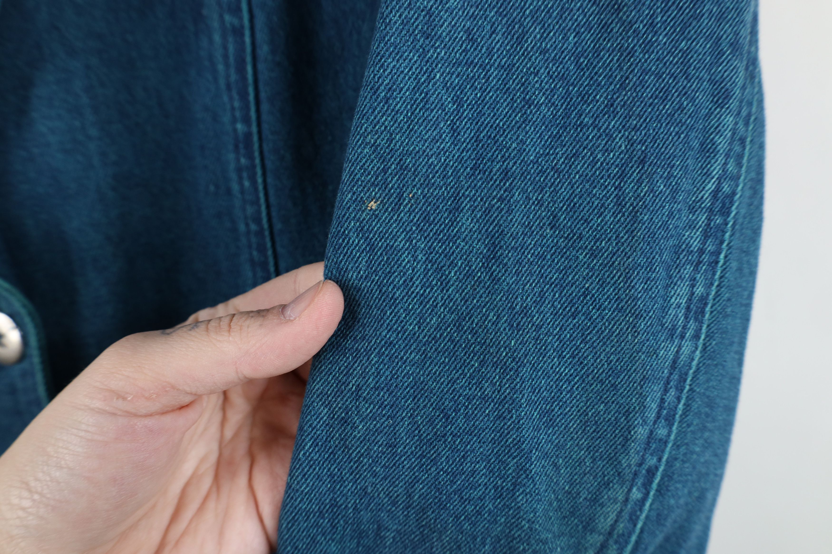 Vintage Vintage 90s Streetwear Stonewashed Denim Jean Blazer Jacket Size M / US 6-8 / IT 42-44 - 4 Thumbnail