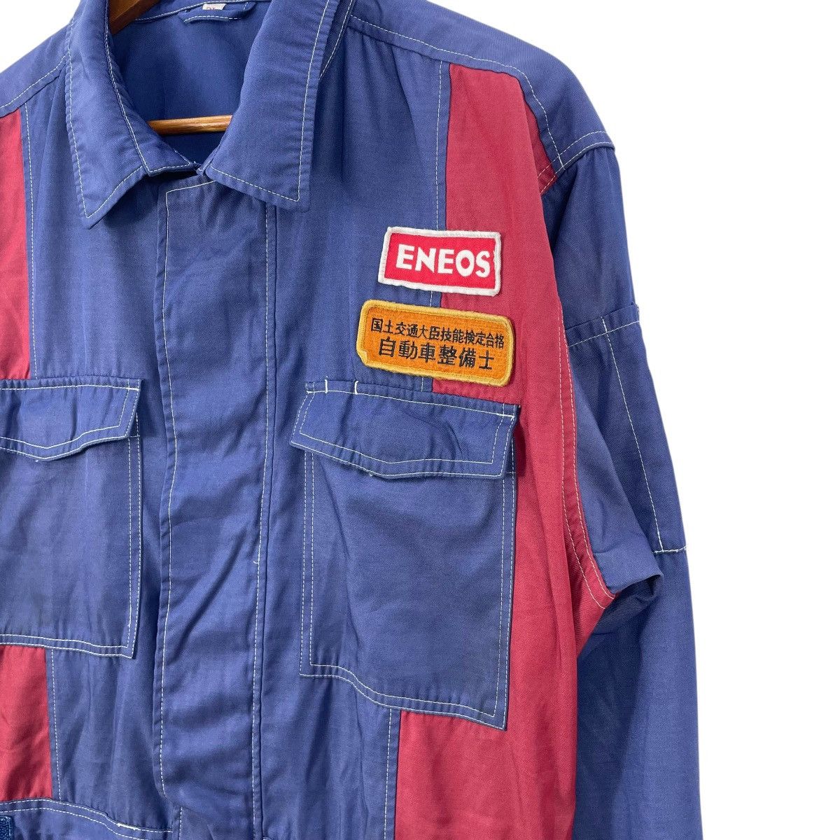 Vintage Vintage ENEOS Overalls Coveralls Cotton Suit Jacket Racing Size US 40 / EU 56 - 4 Thumbnail