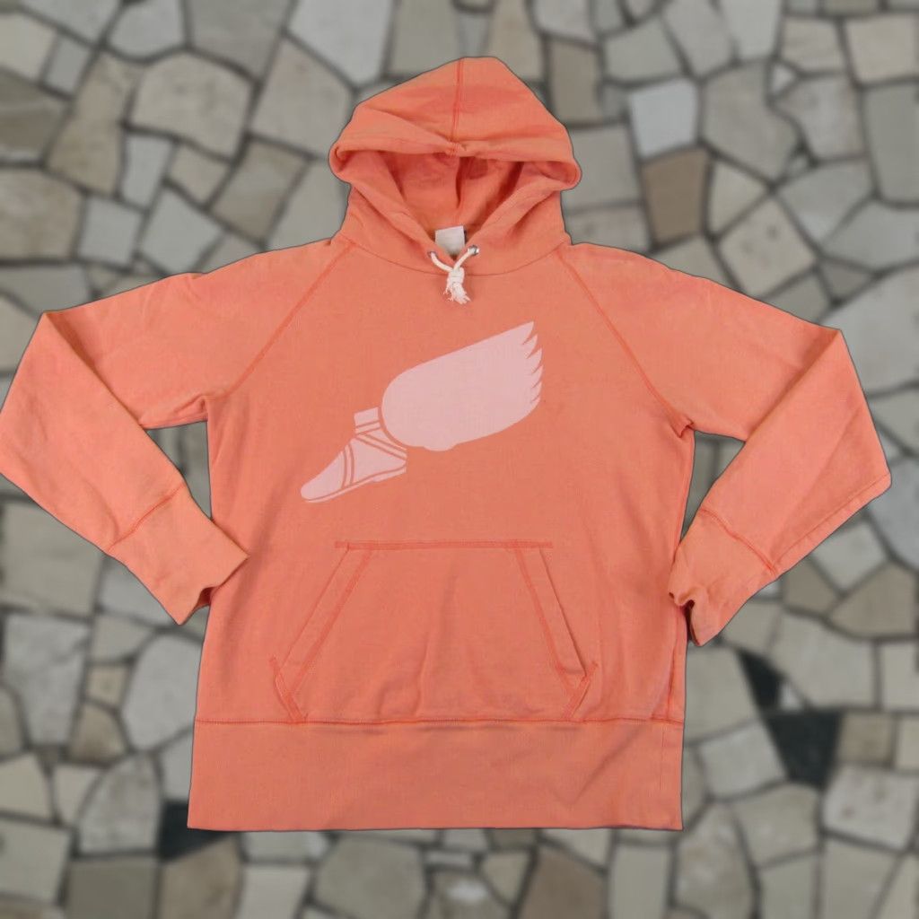 Nike VINTAGE Nike Women's Hoodie Pullover Sweatshirt Large Pink Activewear Sports 90s Size L / US 10 / IT 46 - 1 Thumbnail