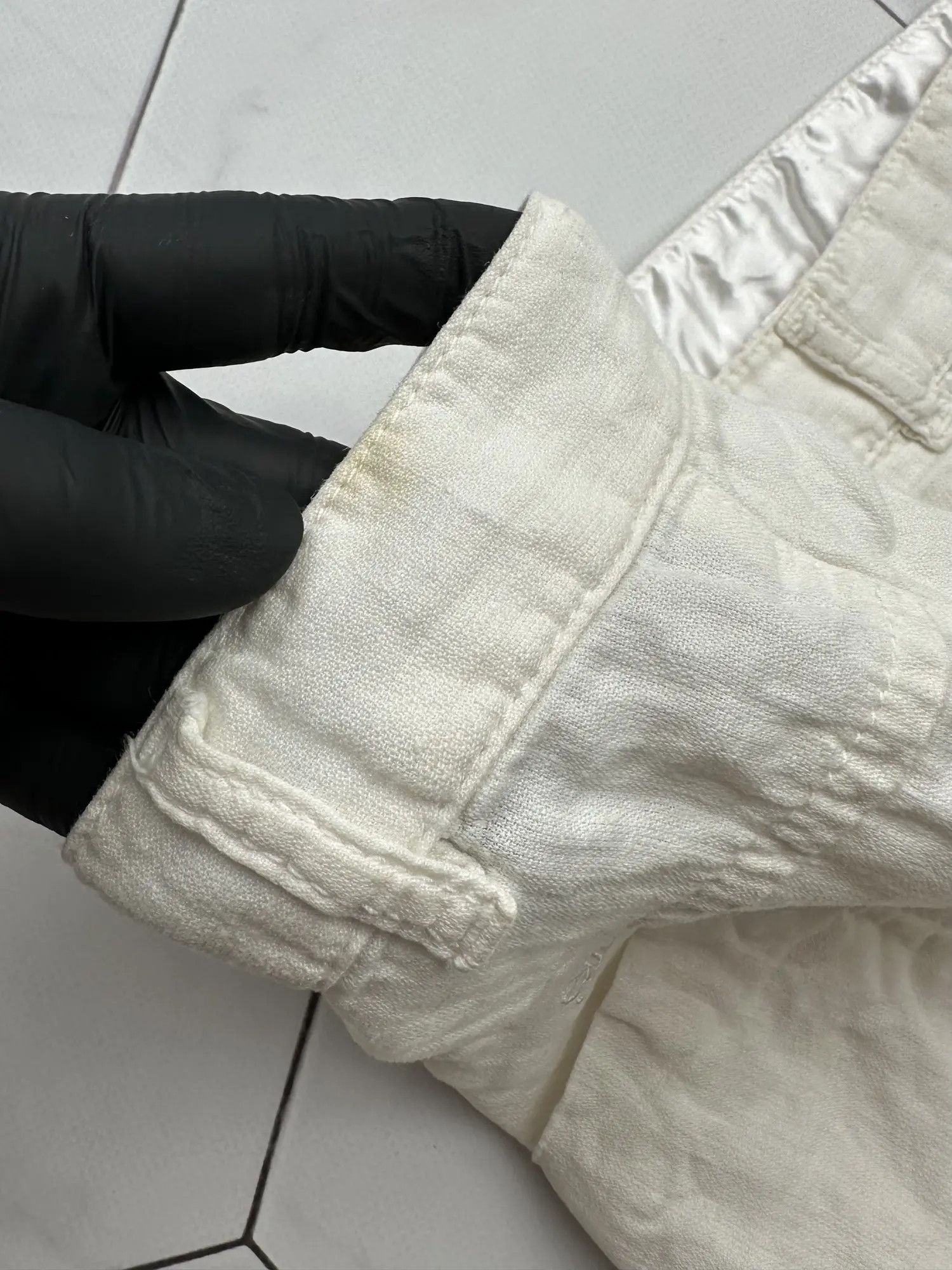 Diesel Diesel Linen Vintage Mini Skirt (B190) Size 27" / US 4 / IT 40 - 8 Thumbnail