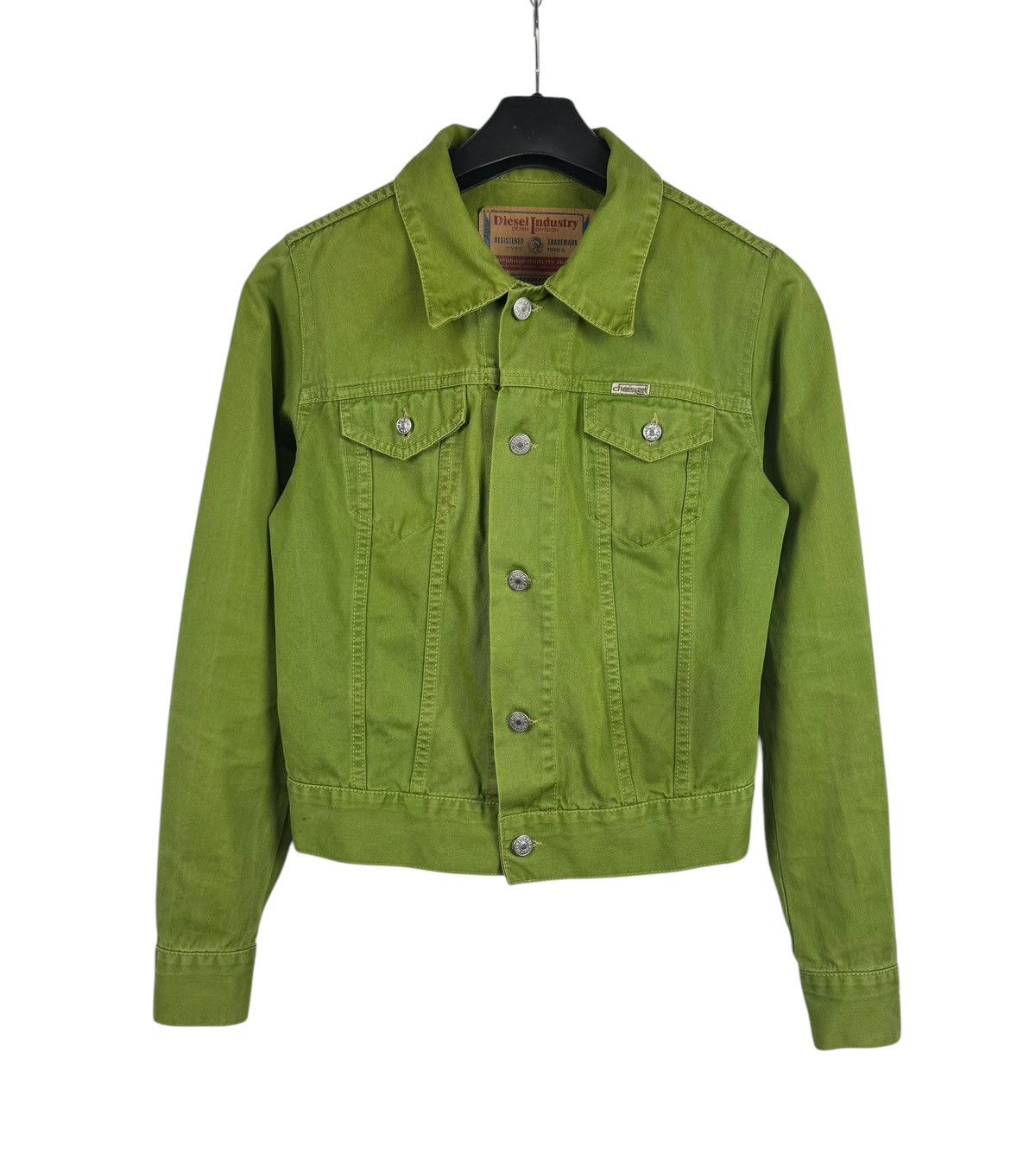 Diesel × Vintage Diesel Vintage Denim Trucker Jacket size child XL womens S Size S / US 4 / IT 40 - 9 Thumbnail