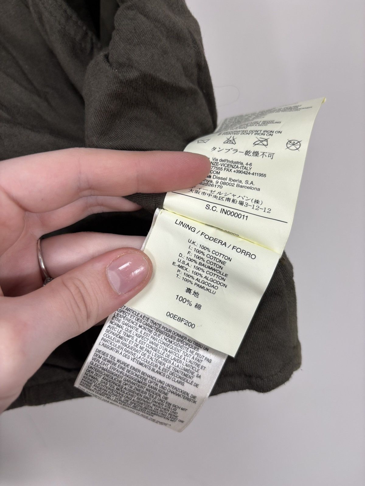 Diesel Diesel L-Zoe NWT Women’s Olive Green Leather Vest Jacket Size S / US 4 / IT 40 - 16 Thumbnail